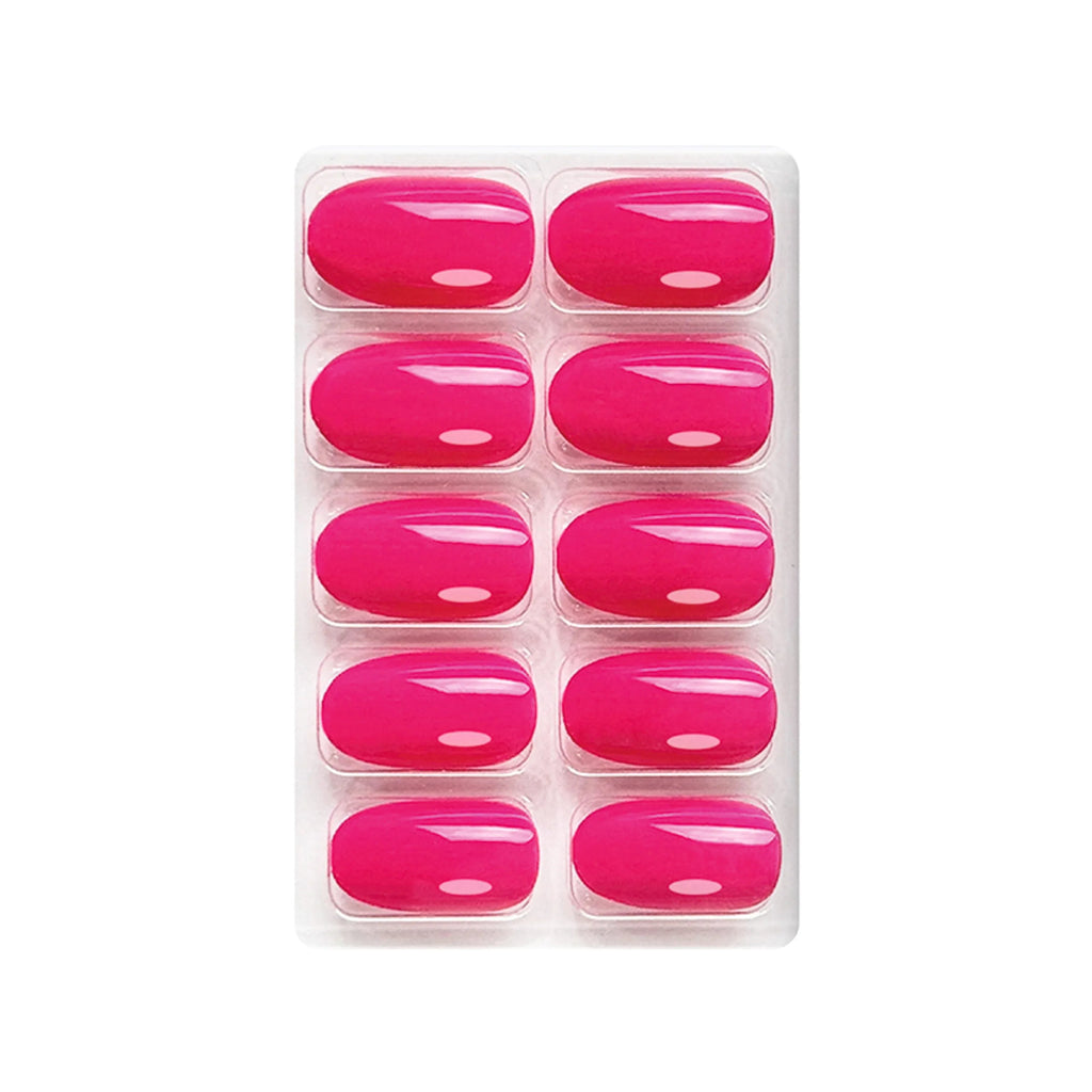 Glossy Solid Color Nails Oval(SPN527-SPN552)