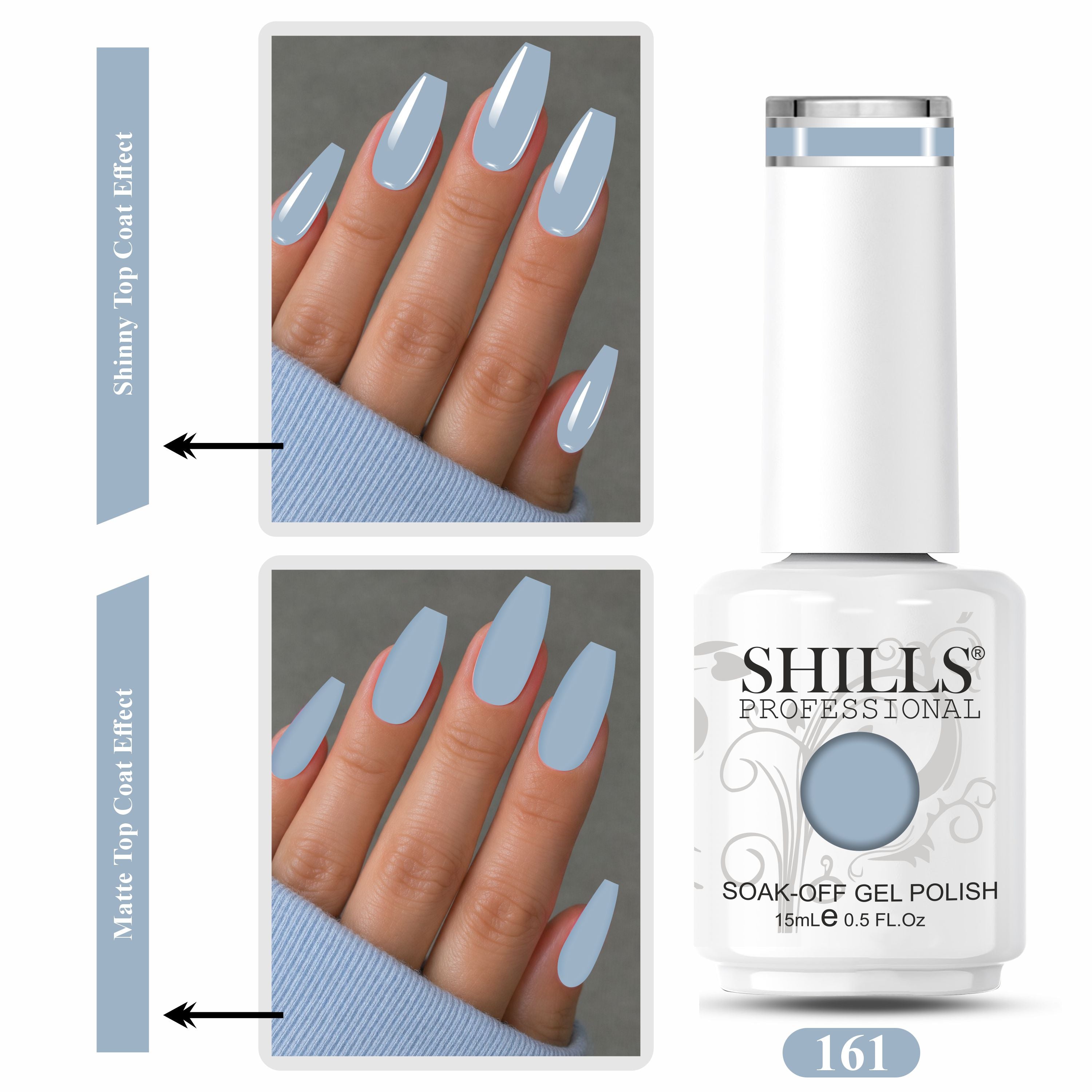 SHILLS PROFESSIONAL UV/LED Nail Polish 15ml