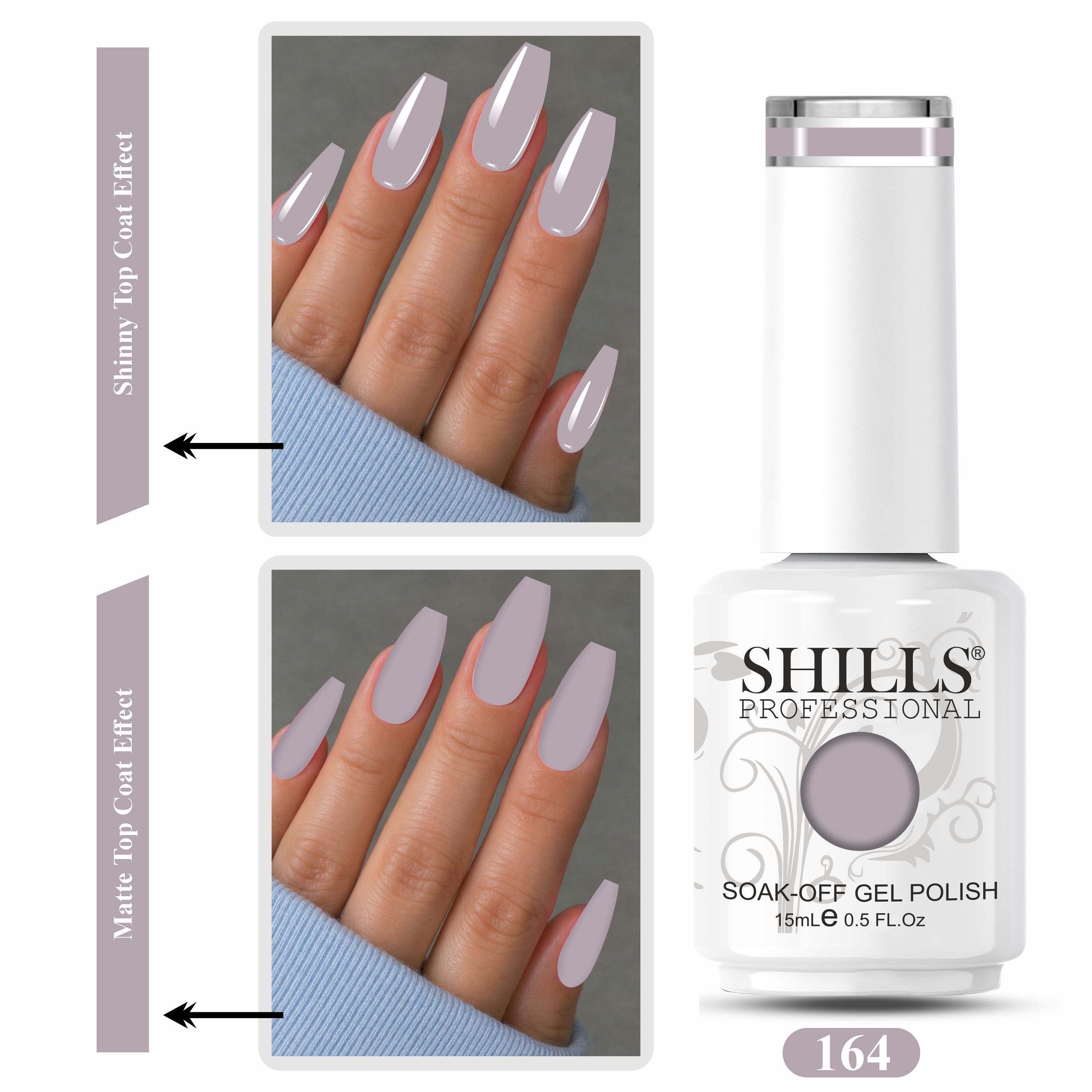 SHILLS PROFESSIONAL UV/LED Nail Polish 15ml