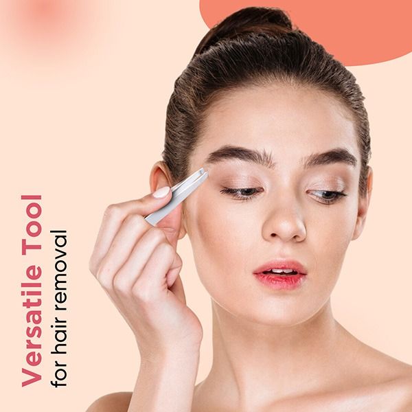 2 in 1 Brow Groomer and Tweezer - TWE-01