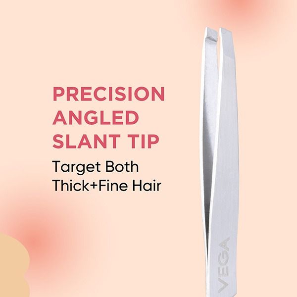 2 in 1 Brow Groomer and Tweezer - TWE-01