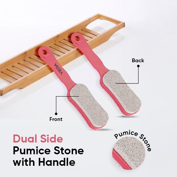 2 side Pumice Stone with Handle - PD-24