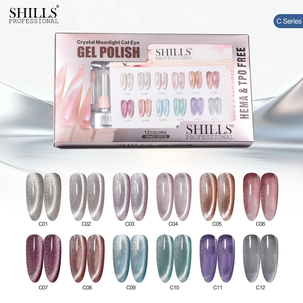 CRYSTAL MOONLIGHT CAT EYE GEL POLISH SET