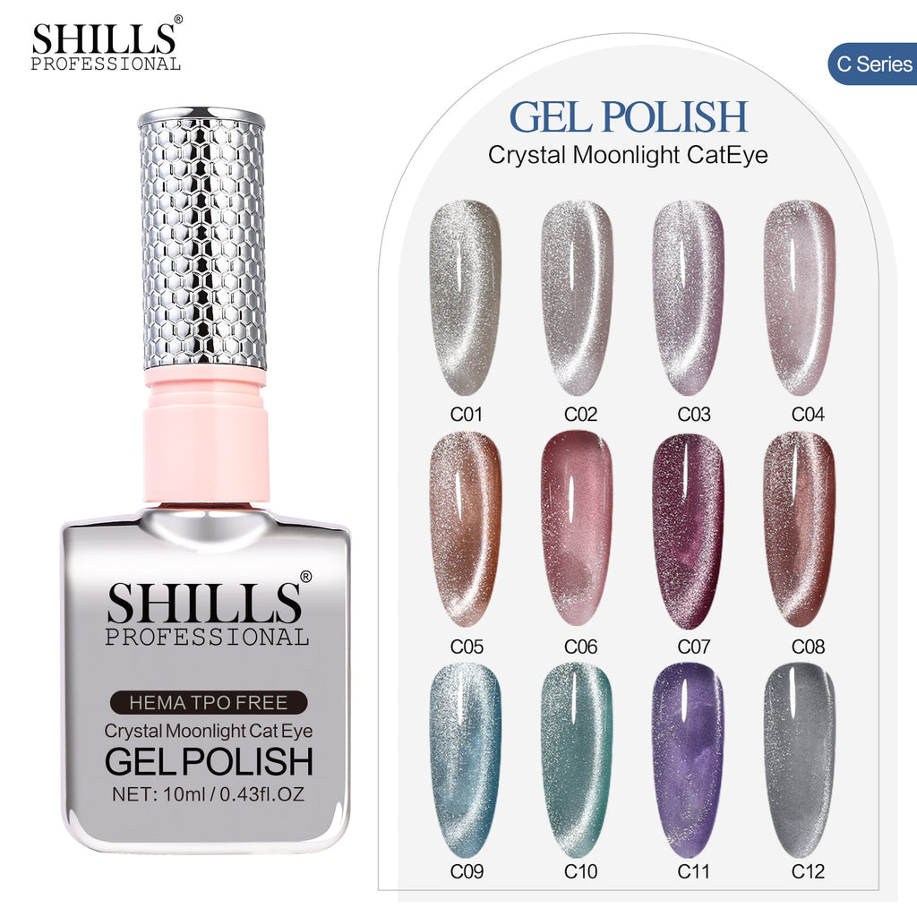 CRYSTAL MOONLIGHT CAT EYE GEL POLISH SET