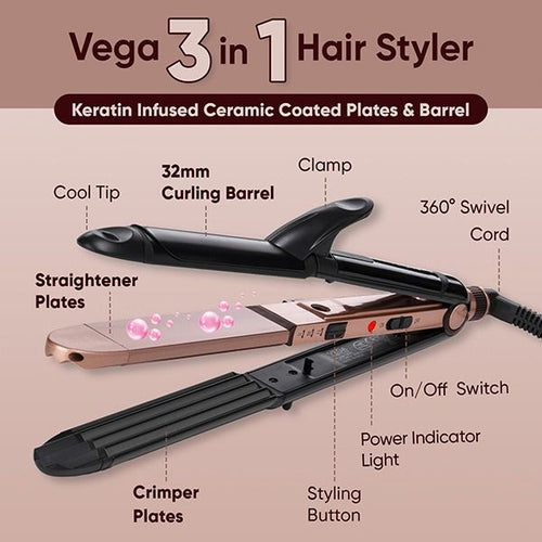  3-IN-1 HAIR STYLER - VHSCC-03