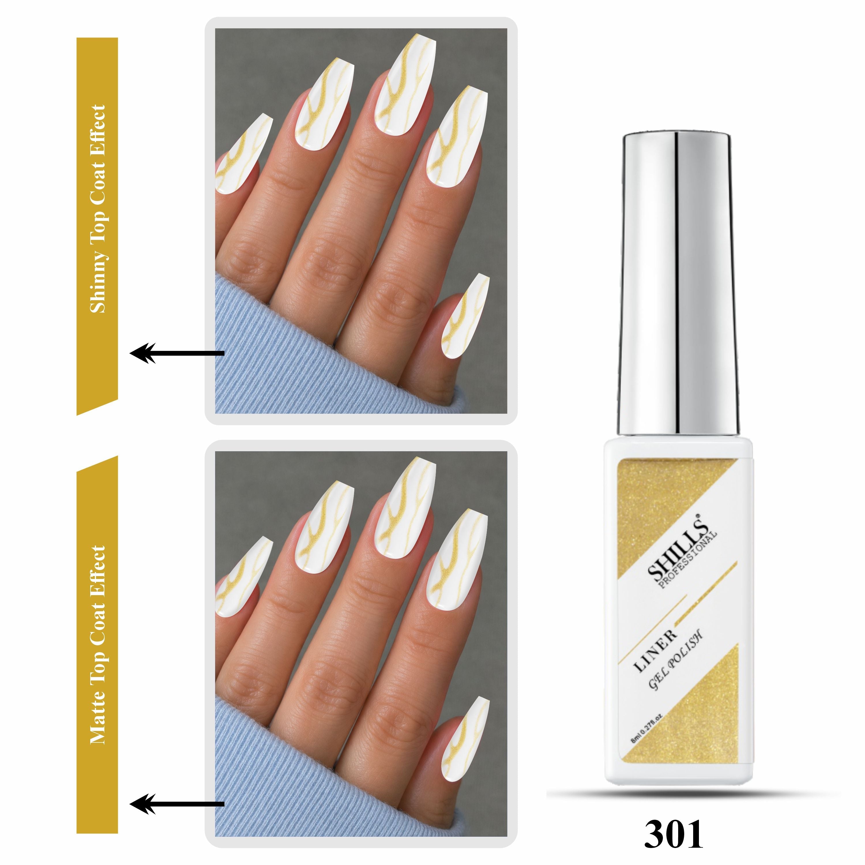 SHILLS PROFESSIONAL UV/LED Liner Gel Polish 15ml