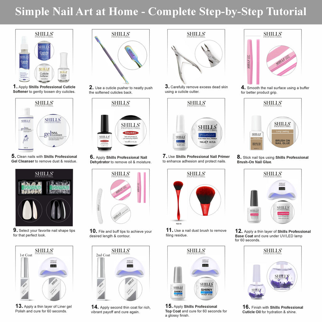 SHILLS PROFESSIONAL UV/LED Liner Gel Polish 15ml