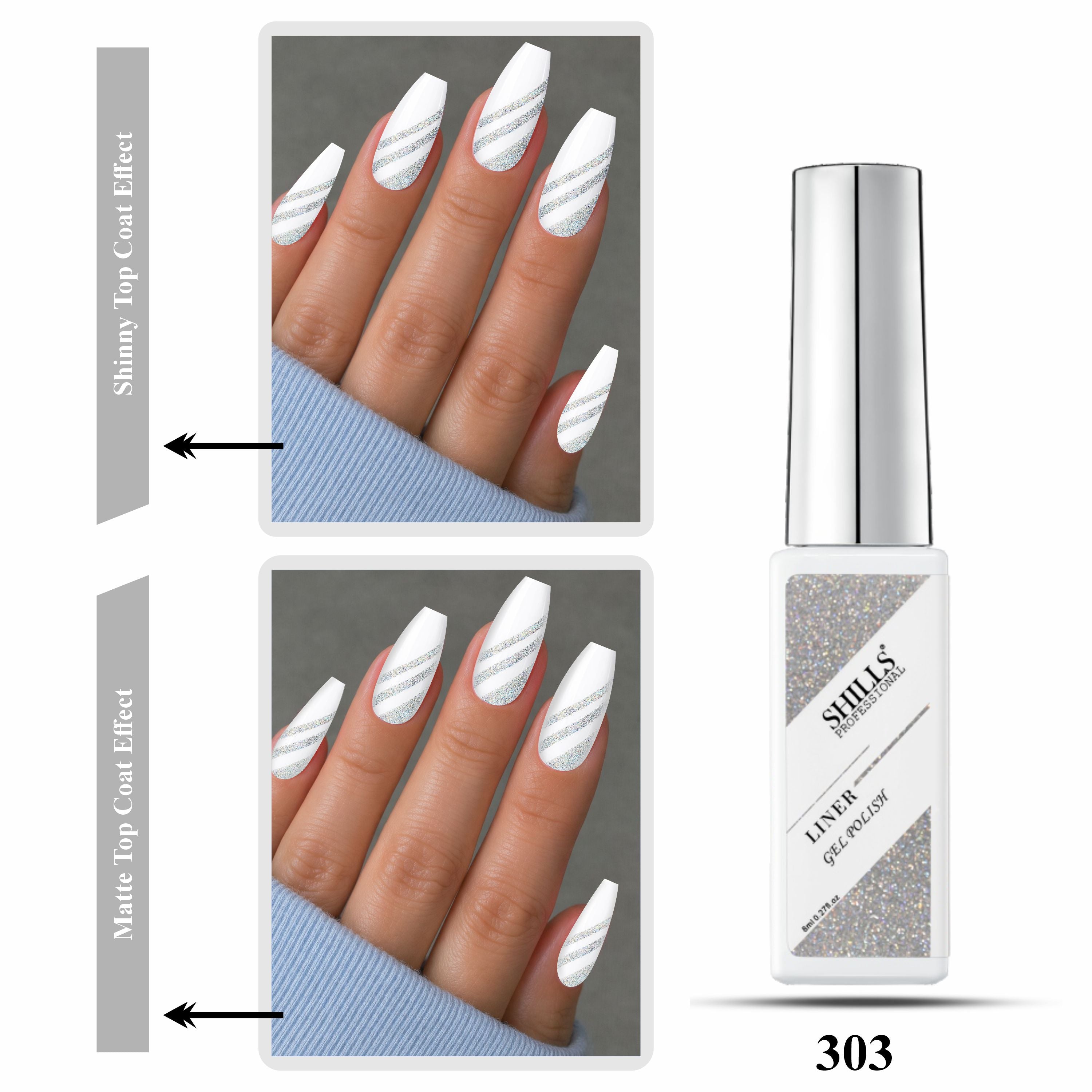 SHILLS PROFESSIONAL UV/LED Liner Gel Polish 15ml