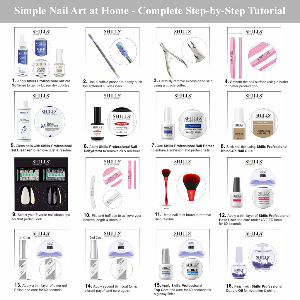 SHILLS PROFESSIONAL UV/LED Liner Gel Polish 15ml