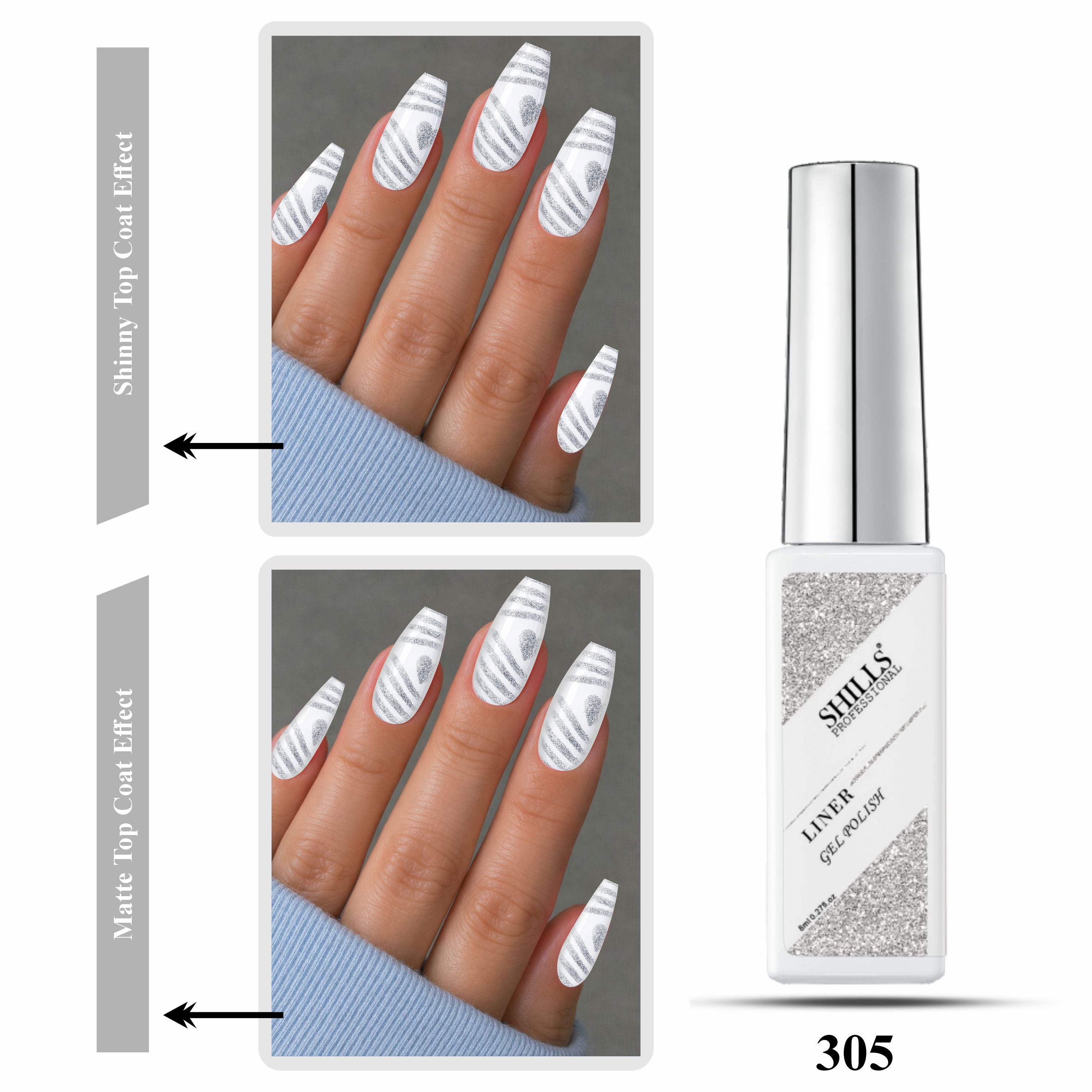 SHILLS PROFESSIONAL UV/LED Liner Gel Polish 15ml