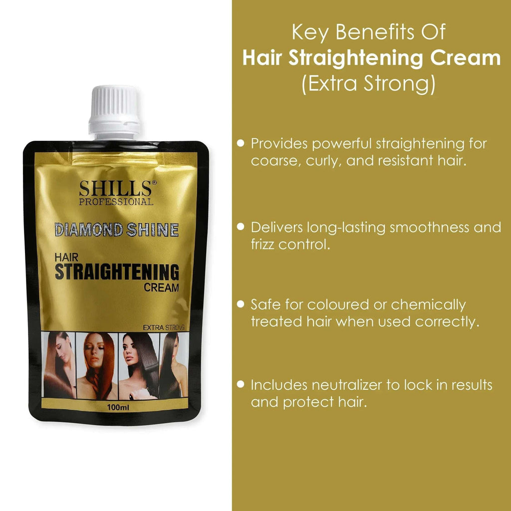 Diamond Shine Hair Straightening Cream 100ml ( Extra Strong )