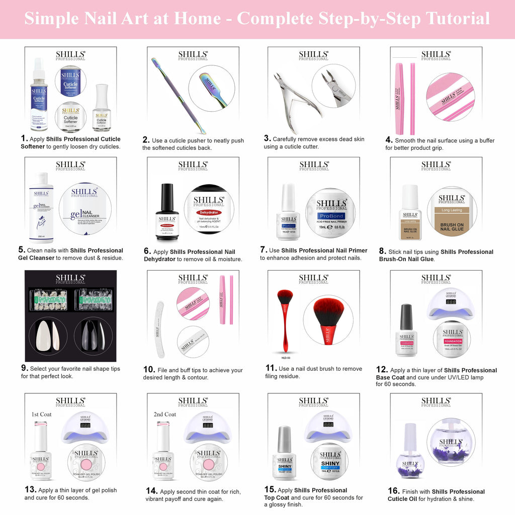 SHILLS PROFESSIONAL UV/LED Pastel Gel Polish 15ml