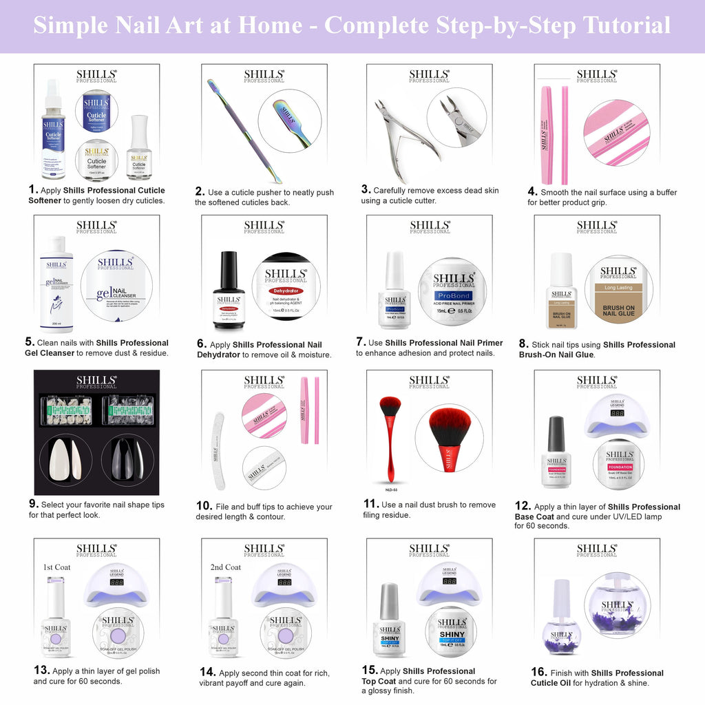 SHILLS PROFESSIONAL UV/LED Pastel Gel Polish 15ml