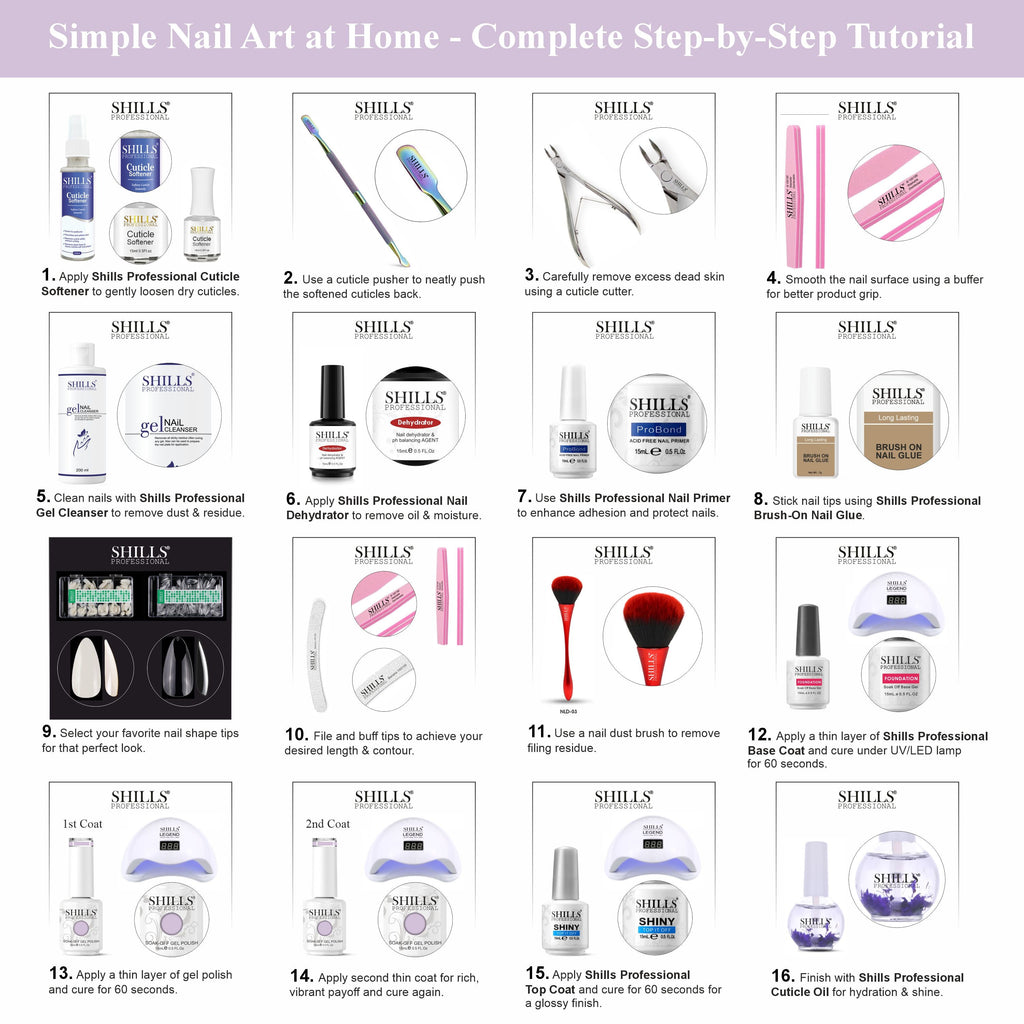 SHILLS PROFESSIONAL UV/LED Pastel Gel Polish 15ml