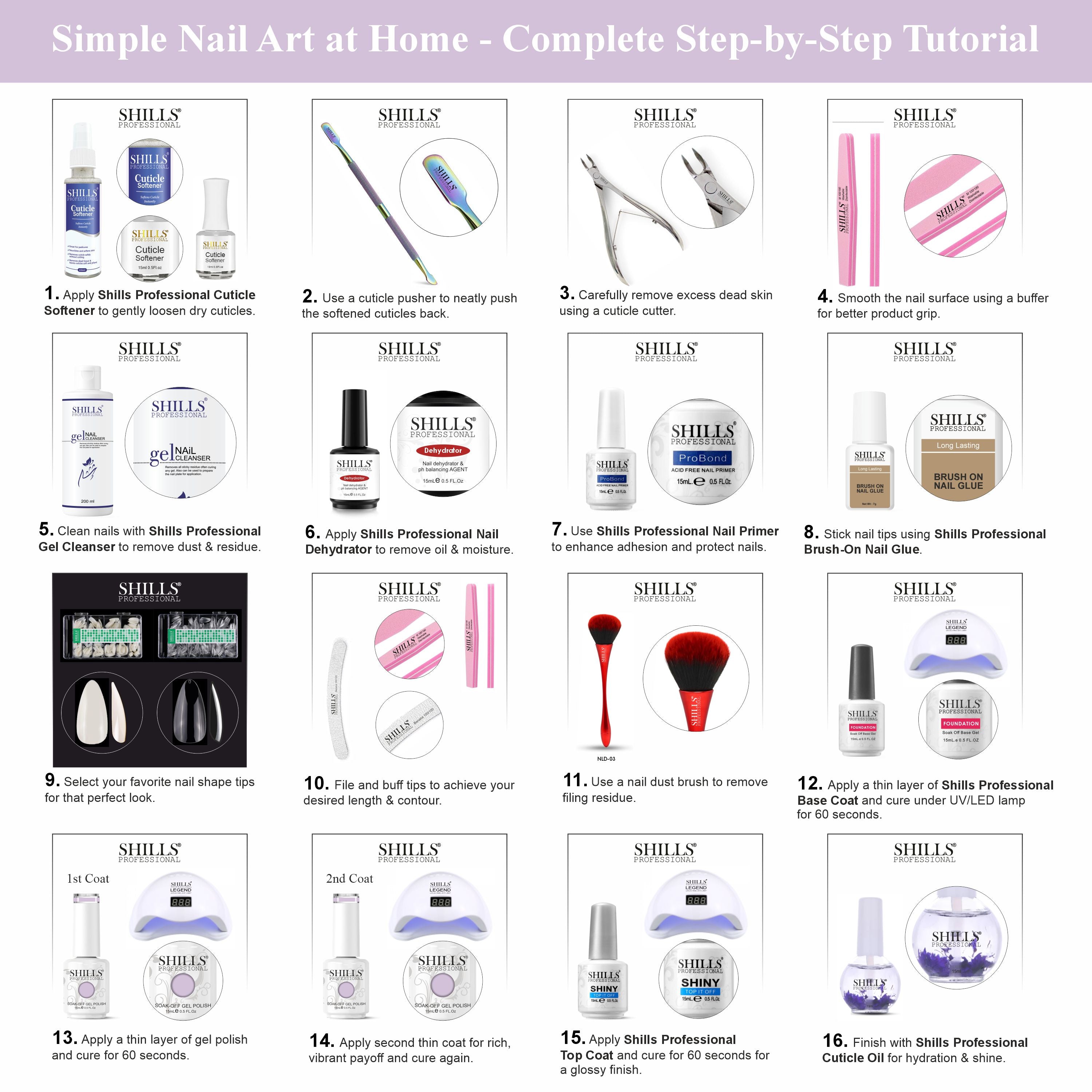 SHILLS PROFESSIONAL UV/LED Pastel Gel Polish 15ml