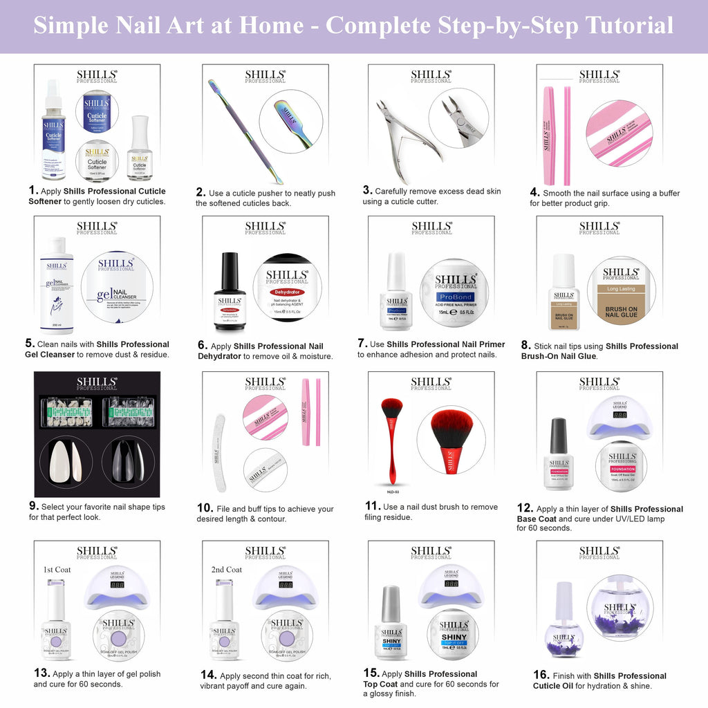 SHILLS PROFESSIONAL UV/LED Pastel Gel Polish 15ml