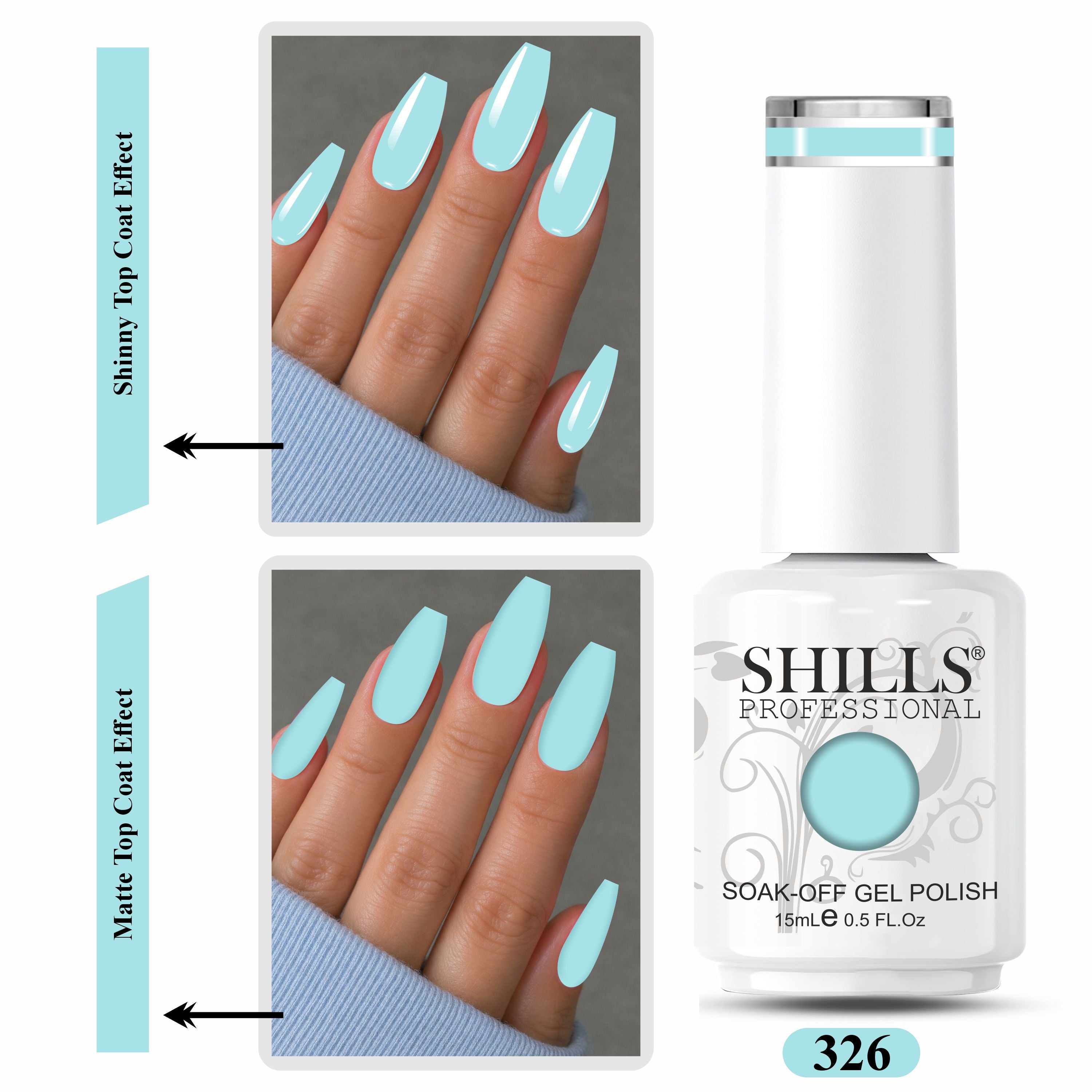 SHILLS PROFESSIONAL UV/LED Pastel Gel Polish 15ml
