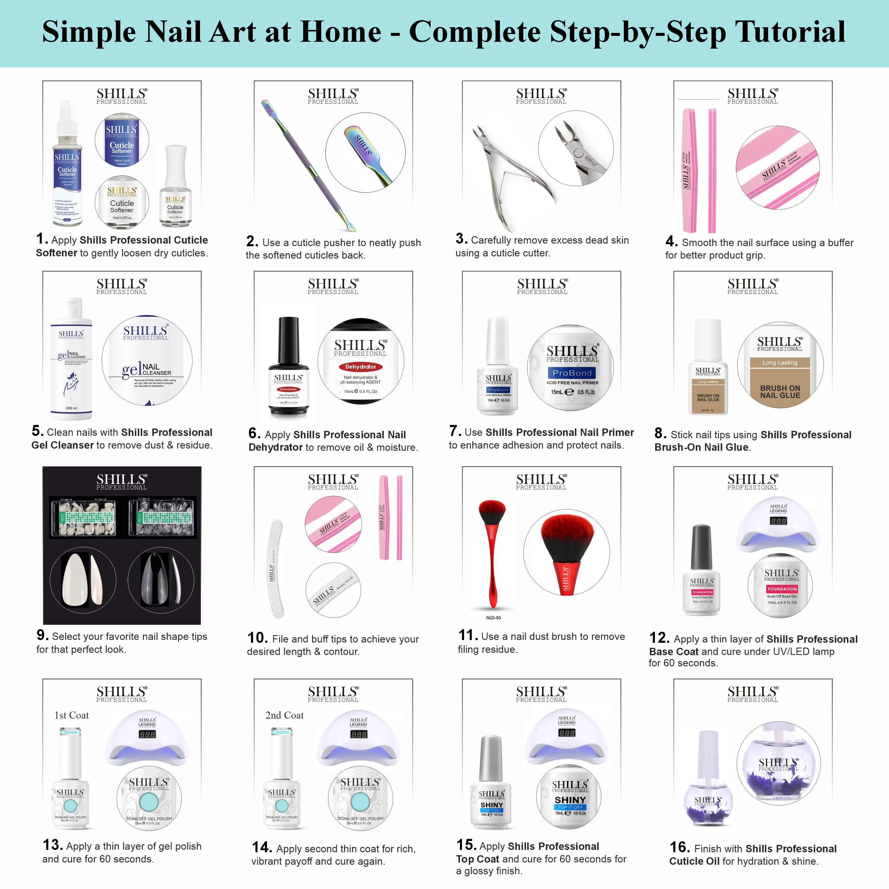 SHILLS PROFESSIONAL UV/LED Pastel Gel Polish 15ml