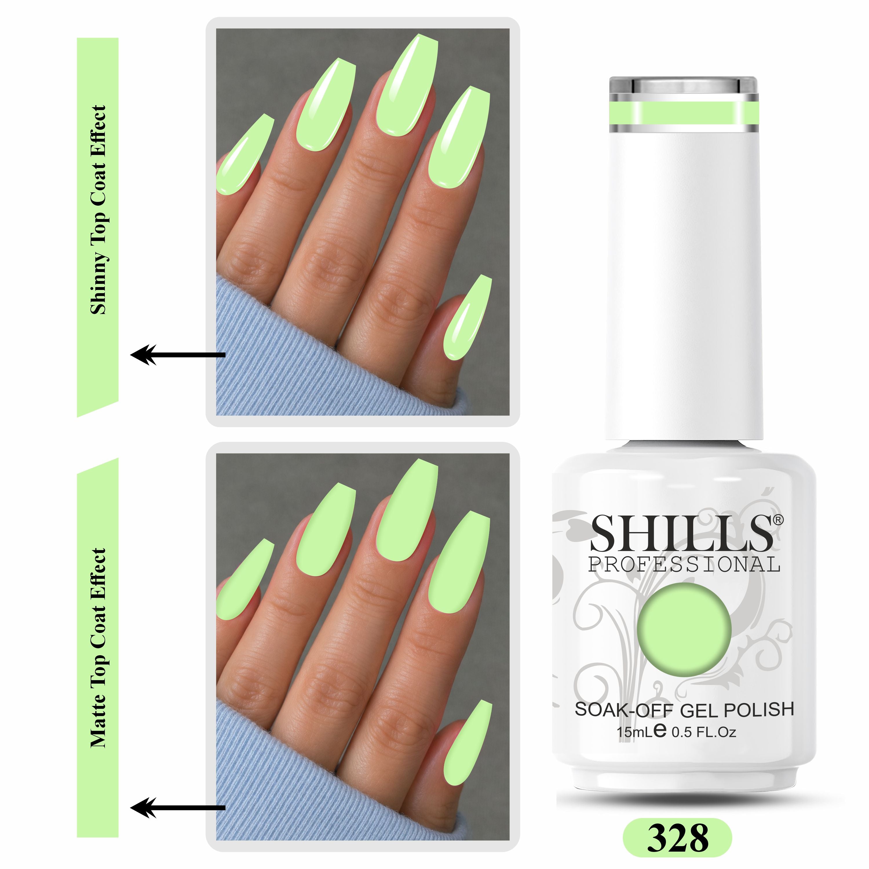 SHILLS PROFESSIONAL UV/LED Pastel Gel Polish 15ml