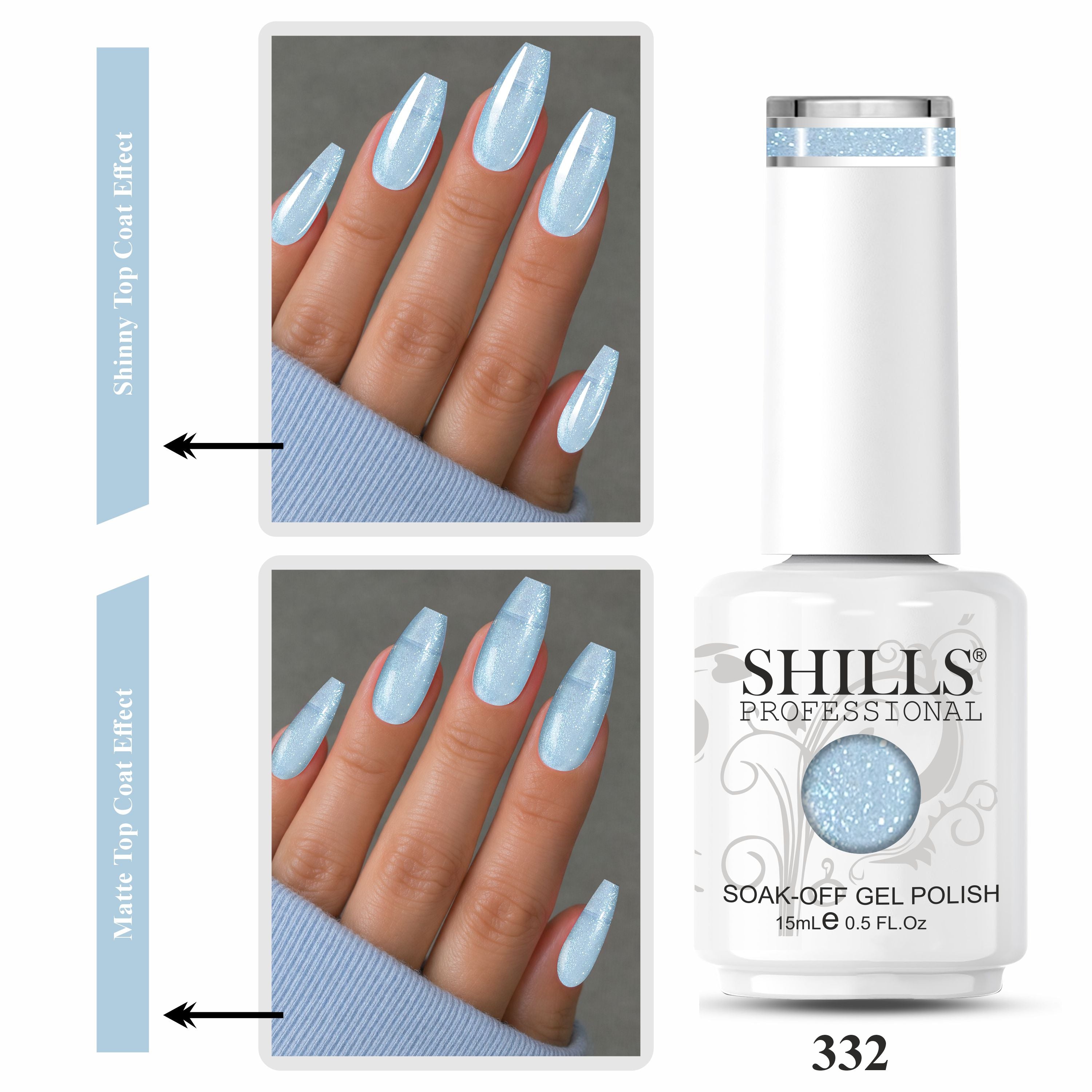 SHILLS PROFESSIONAL UV/LED Pearl Gel Polish 15ml