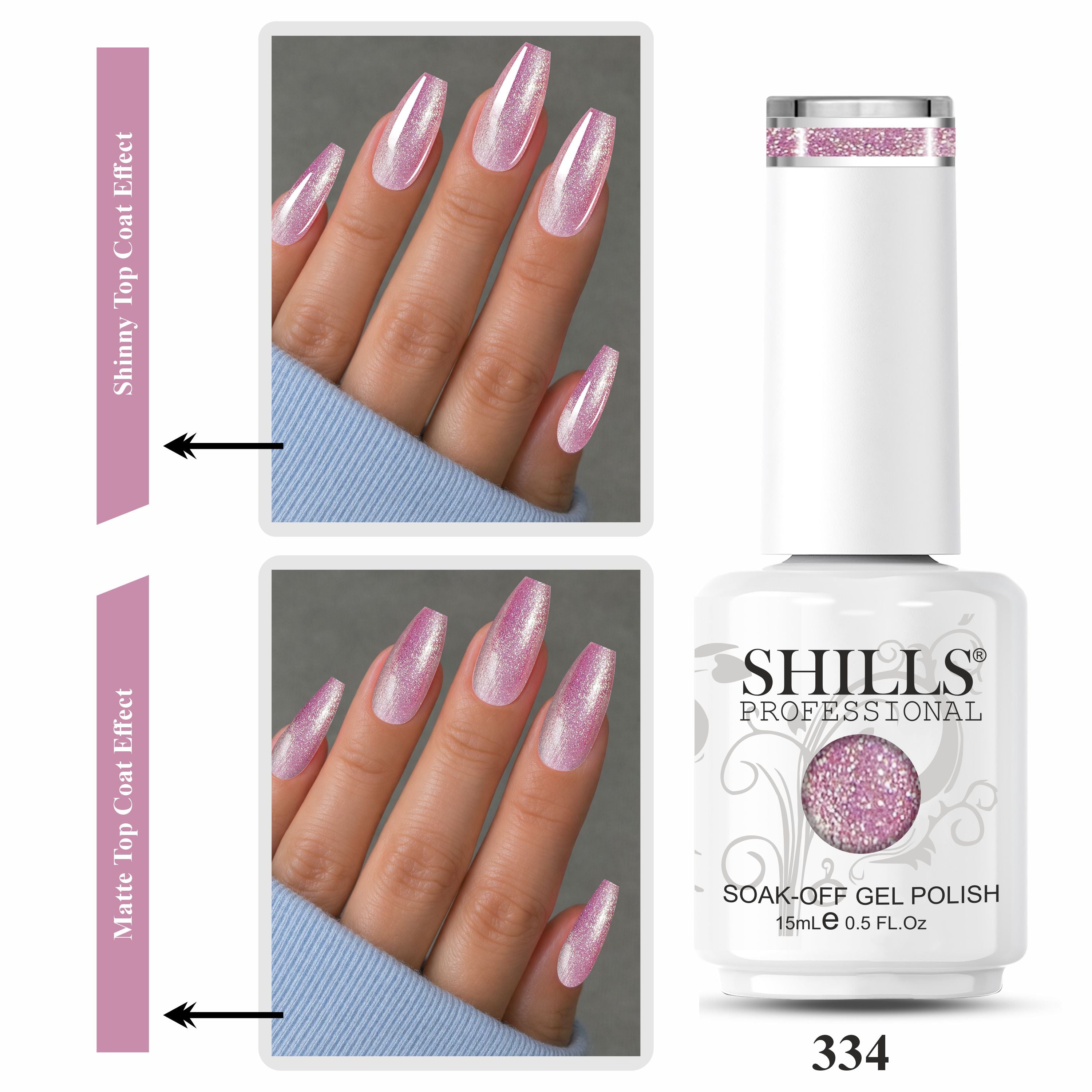 SHILLS PROFESSIONAL UV/LED Pearl Gel Polish 15ml