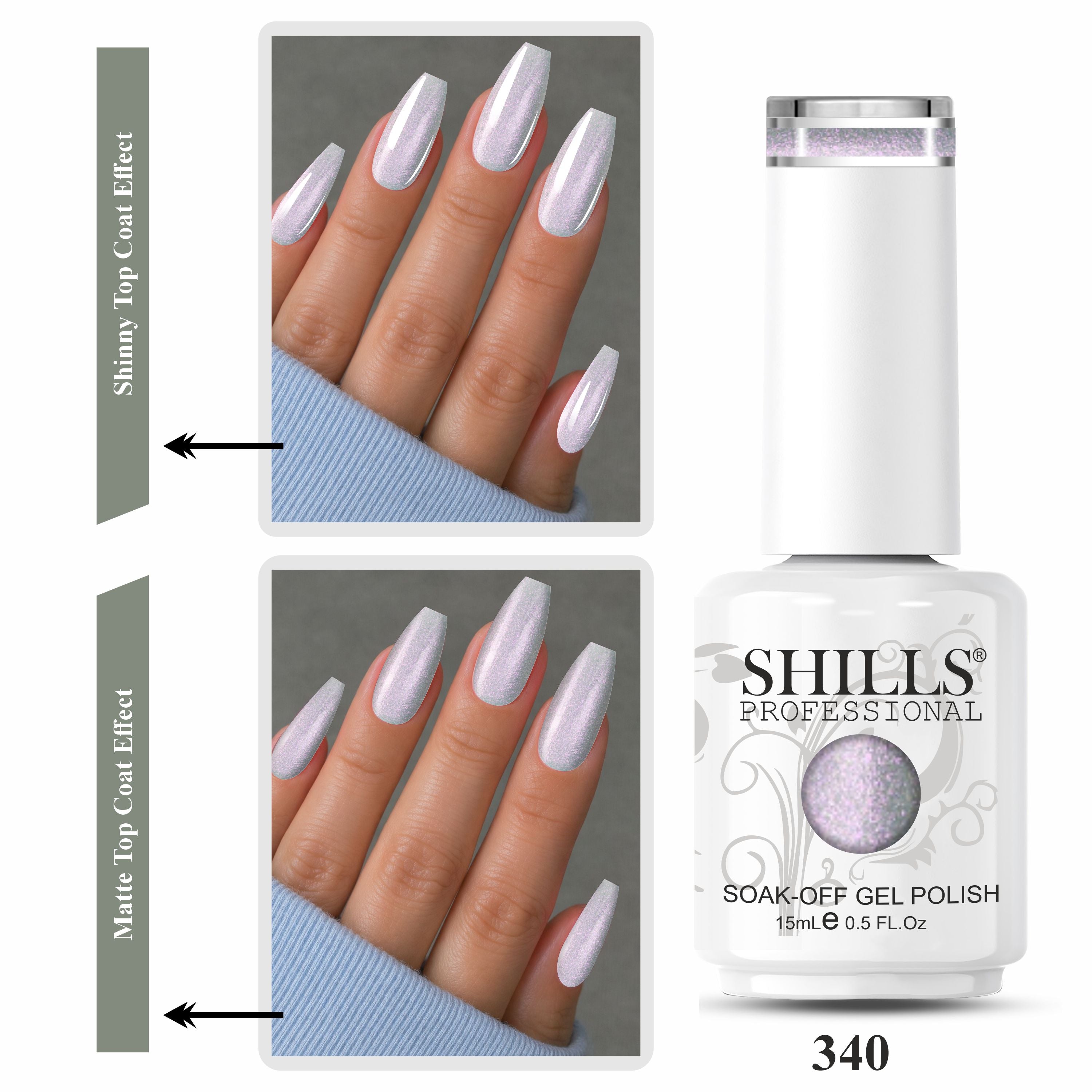 SHILLS PROFESSIONAL UV/LED Pearl Gel Polish 15ml