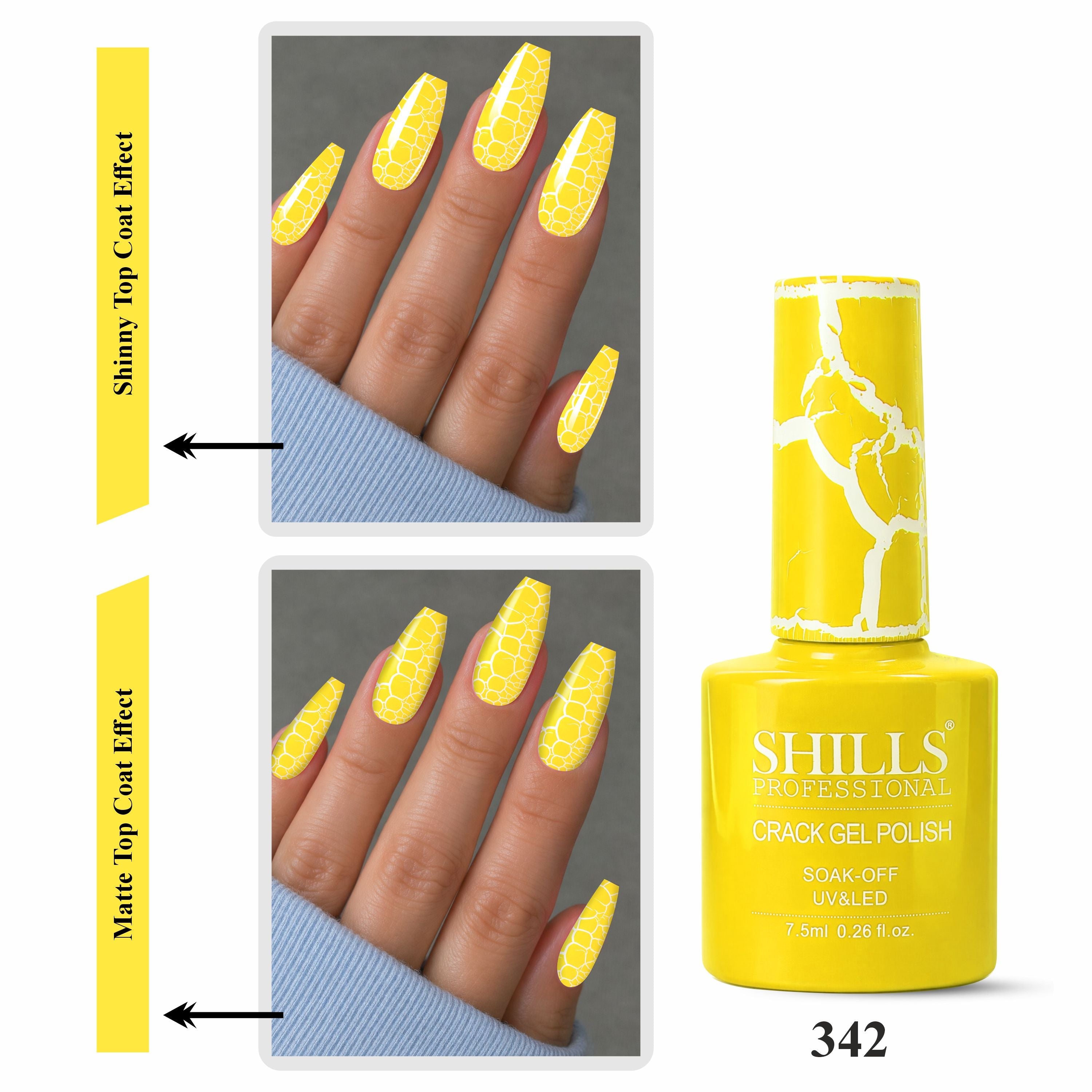 SHILLS PROFESSIONAL UV/LED Crack Gel Polish 15ml