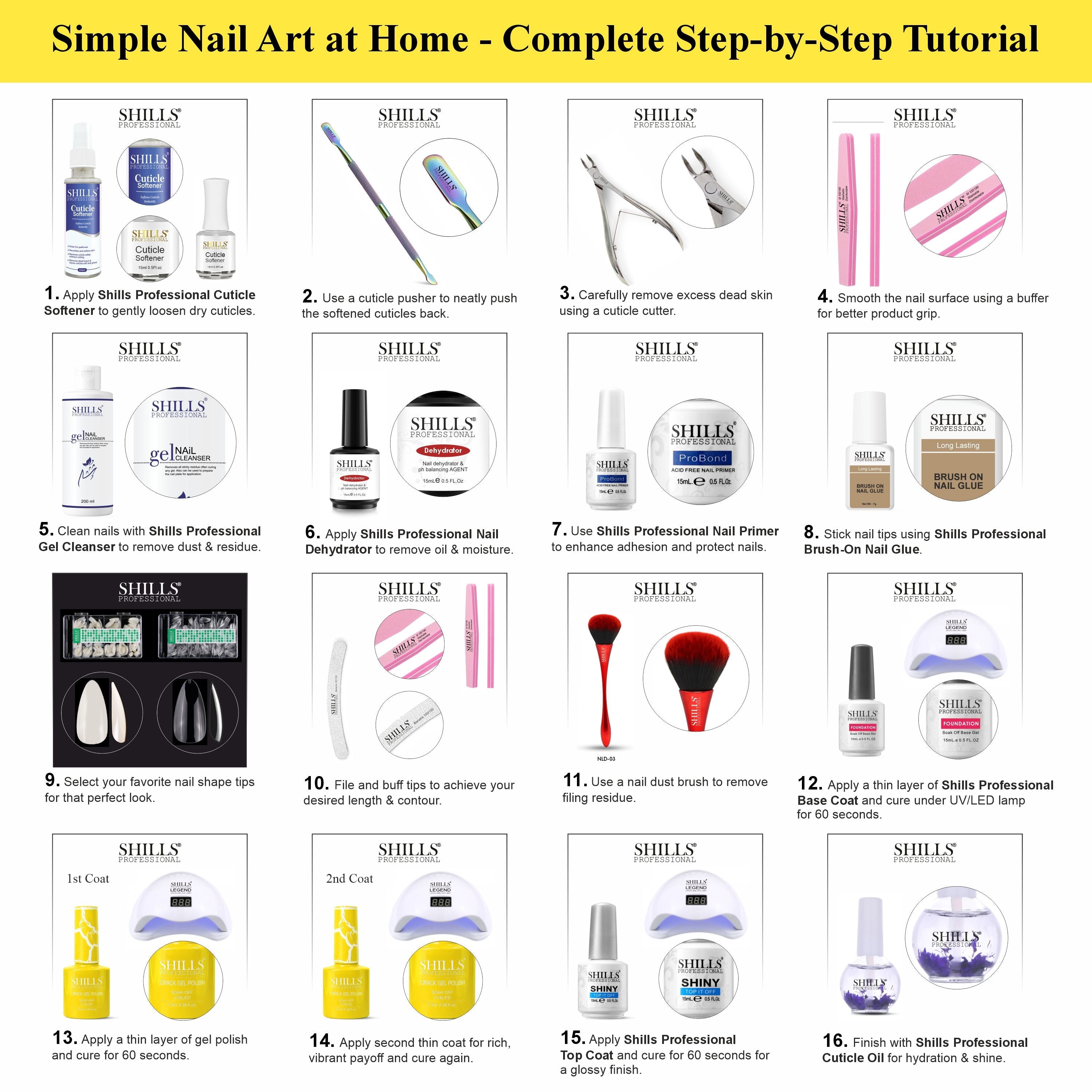 SHILLS PROFESSIONAL UV/LED Crack Gel Polish 15ml