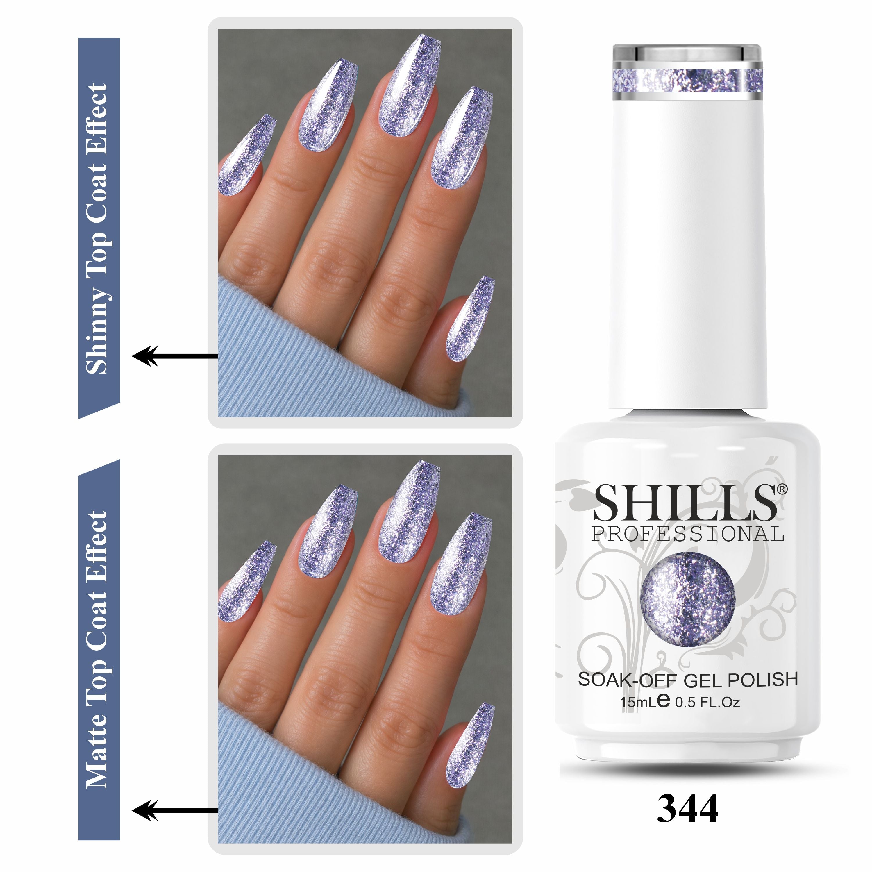 SHILLS PROFESSIONAL UV/LED Luxury Platinum Gel Polish 15ml