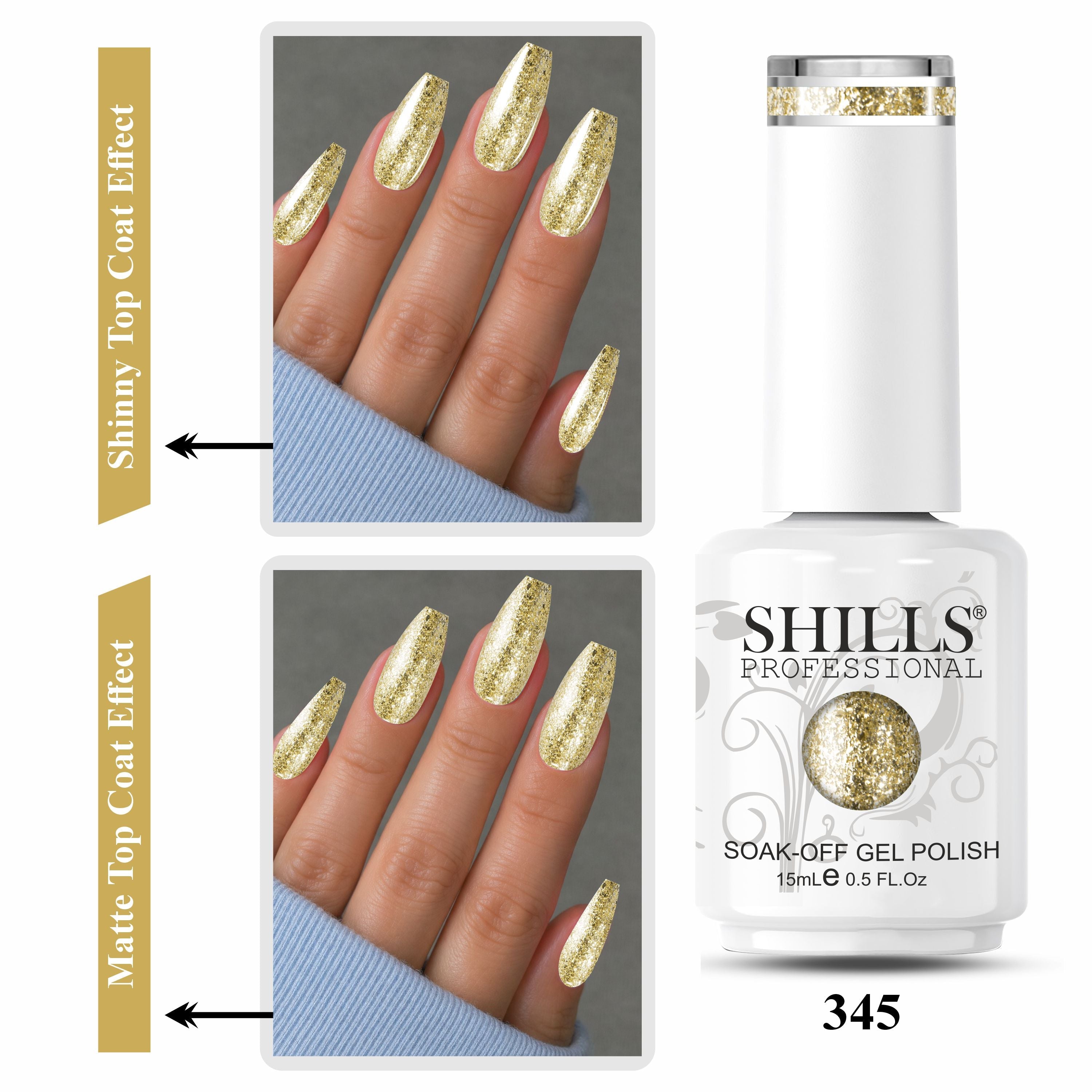 SHILLS PROFESSIONAL UV/LED Luxury Platinum Gel Polish 15ml