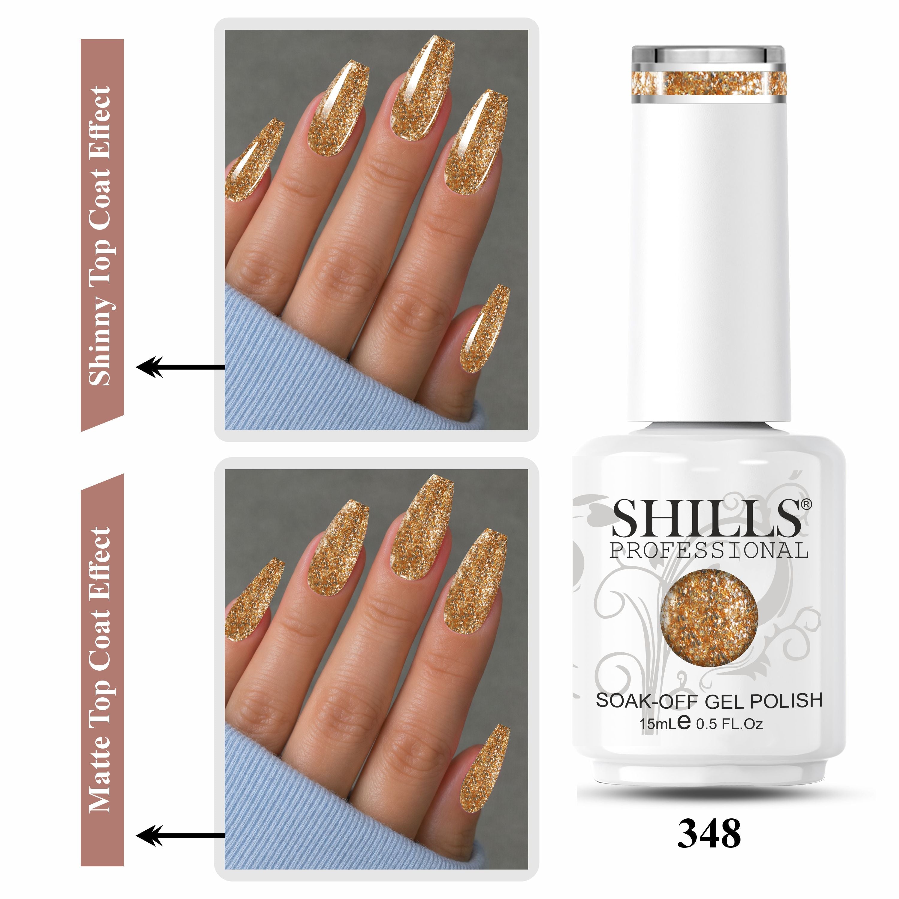 SHILLS PROFESSIONAL UV/LED Luxury Platinum Gel Polish 15ml