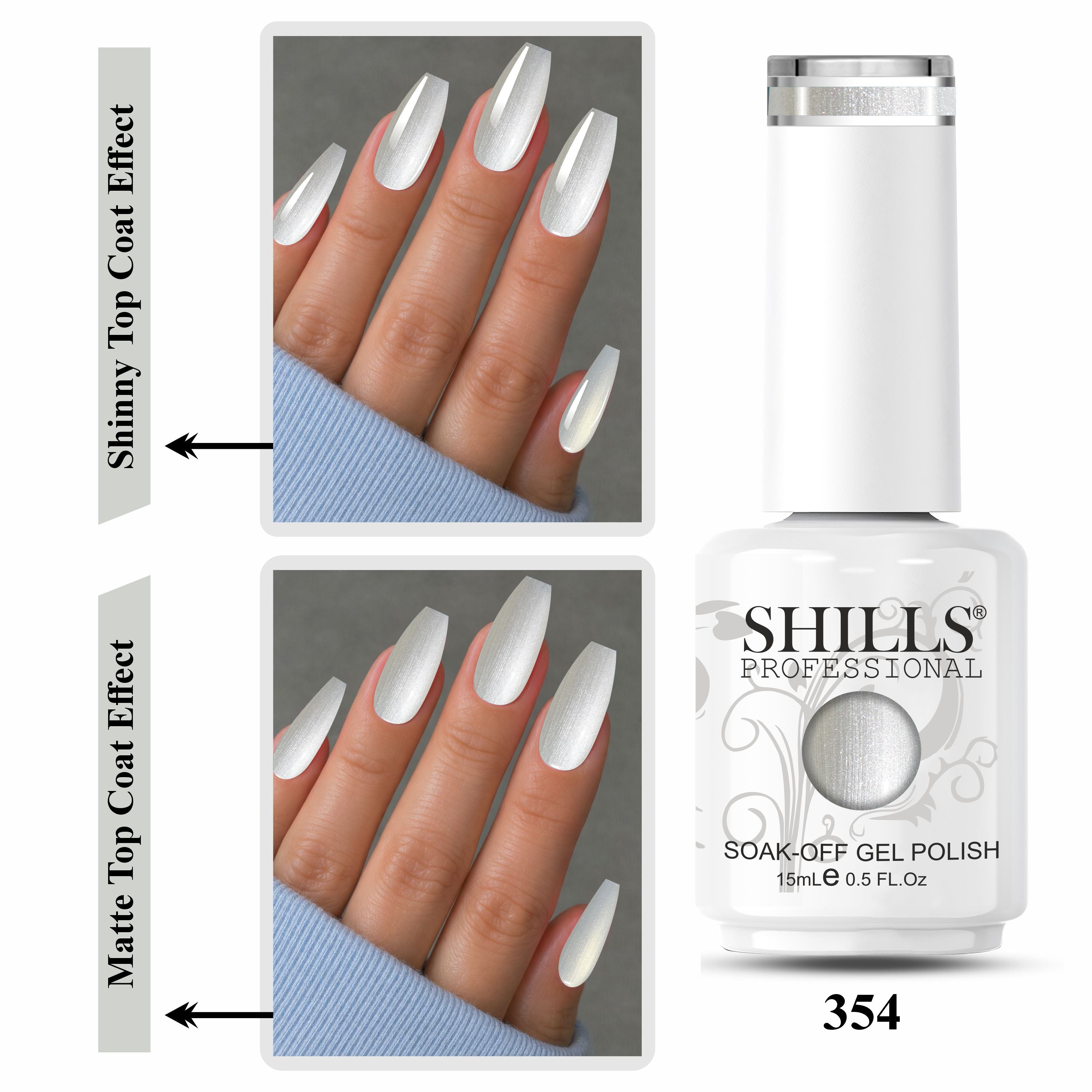 SHILLS PROFESSIONAL UV/LED Glitter Gel Polish 15ml