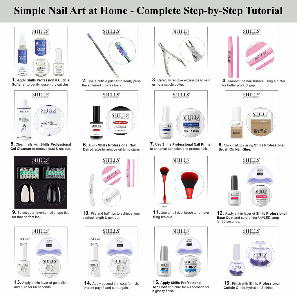 SHILLS PROFESSIONAL UV/LED Glitter Gel Polish 15ml