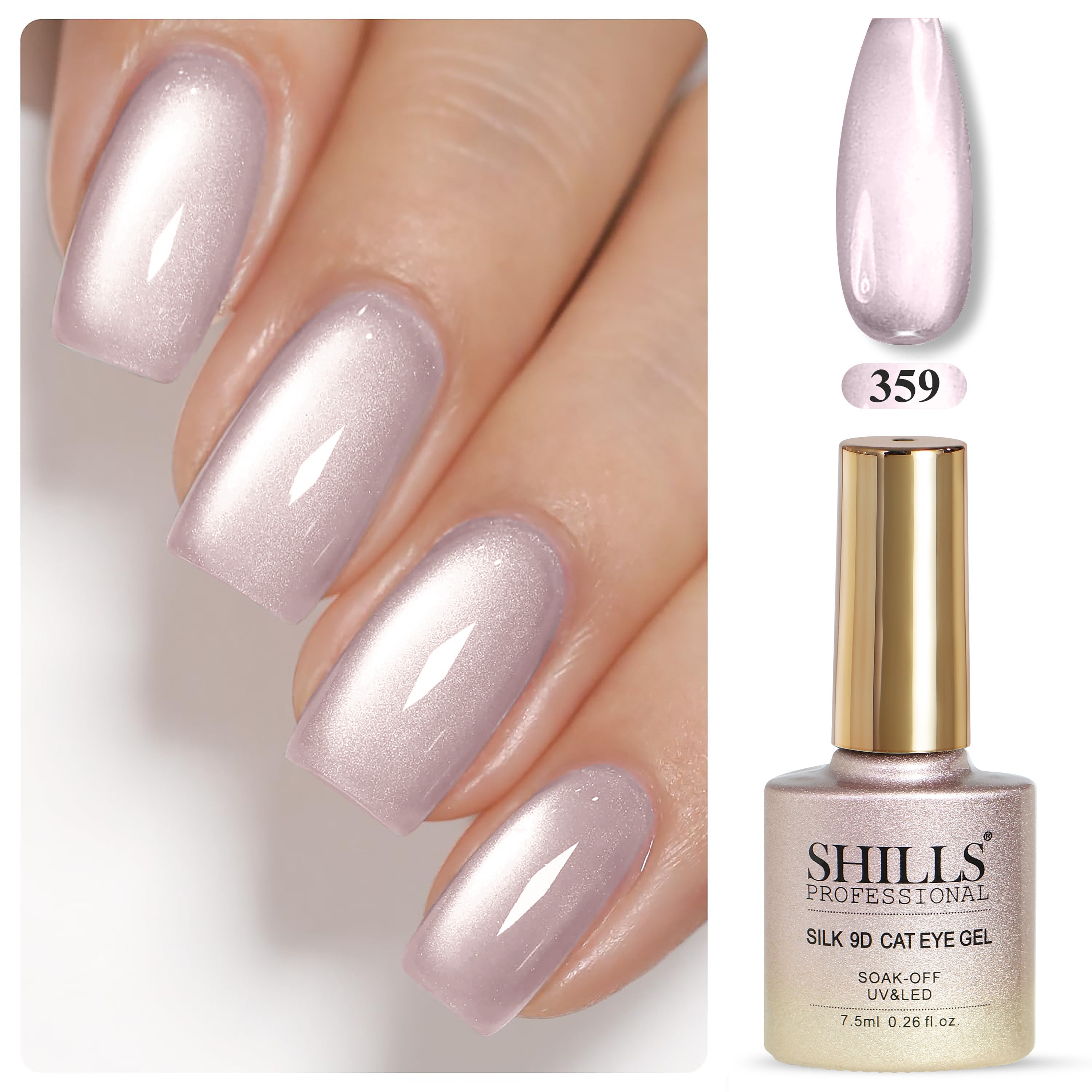 UV LED 9D Silk Cat Eye Soak Off Gel Polish