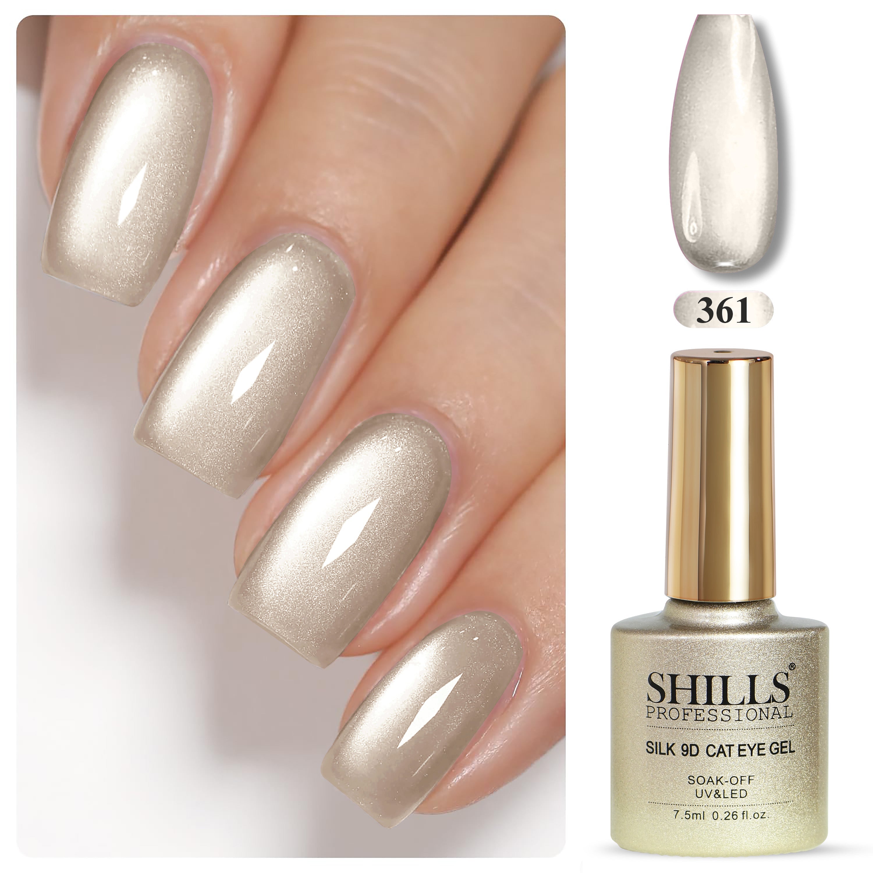 UV LED 9D Silk Cat Eye Soak Off Gel Polish