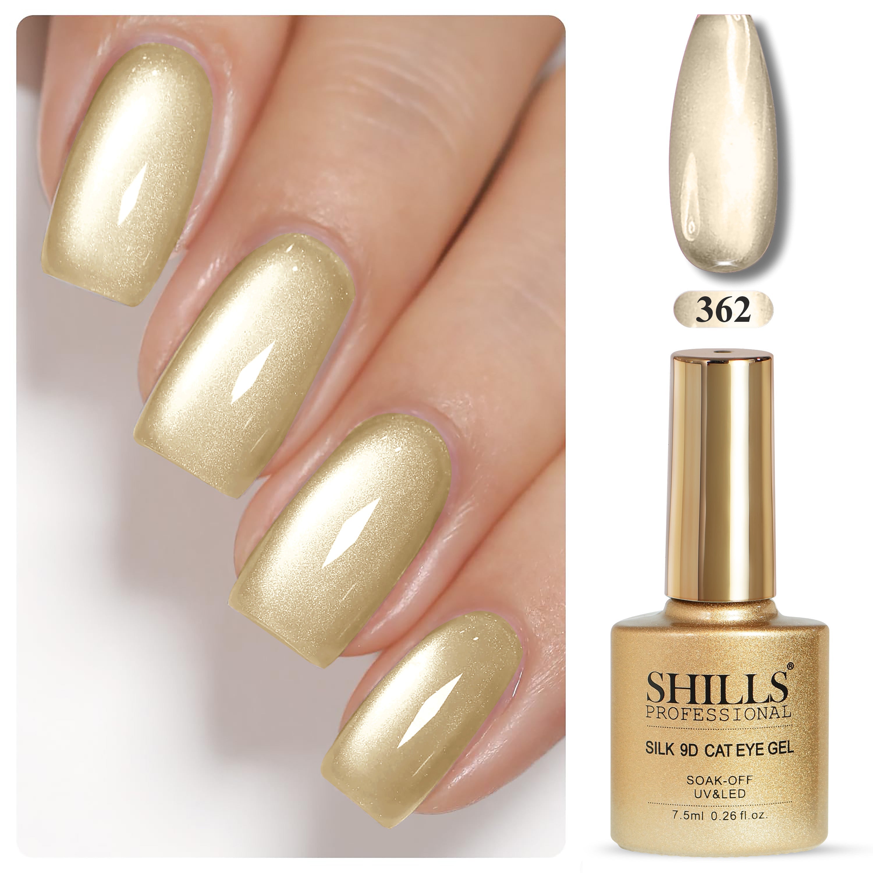 UV LED 9D Silk Cat Eye Soak Off Gel Polish