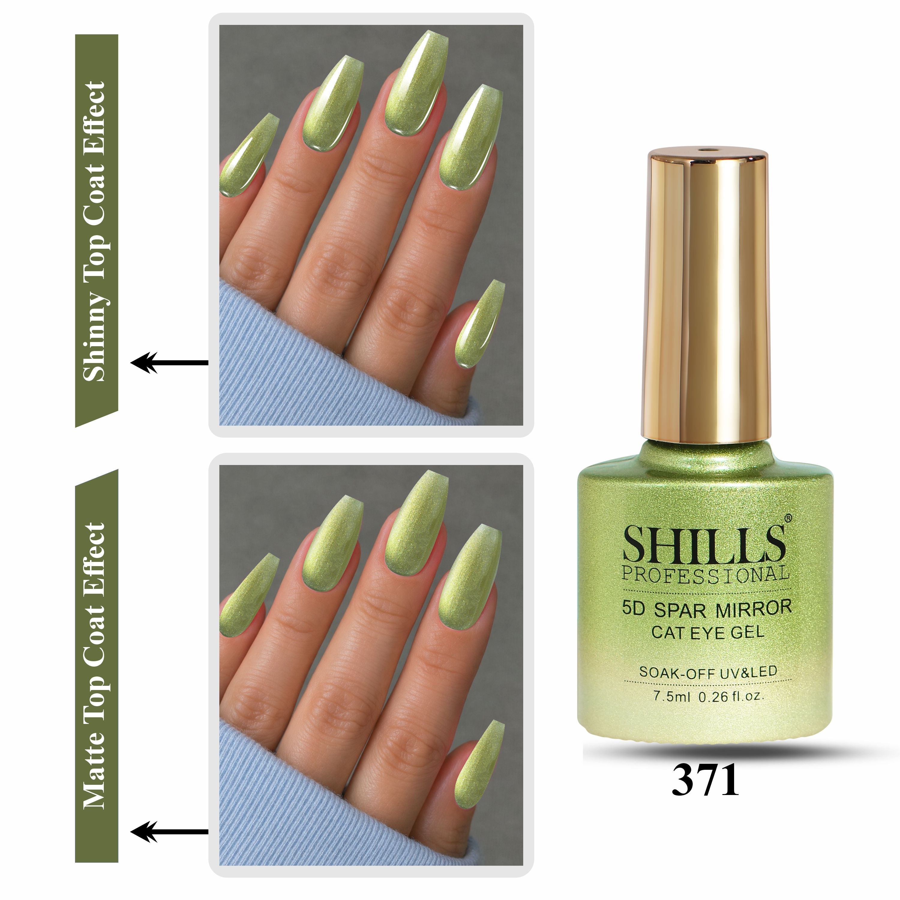 5D Spar Mirror CAT EYE GEL POLISH 7.5ml