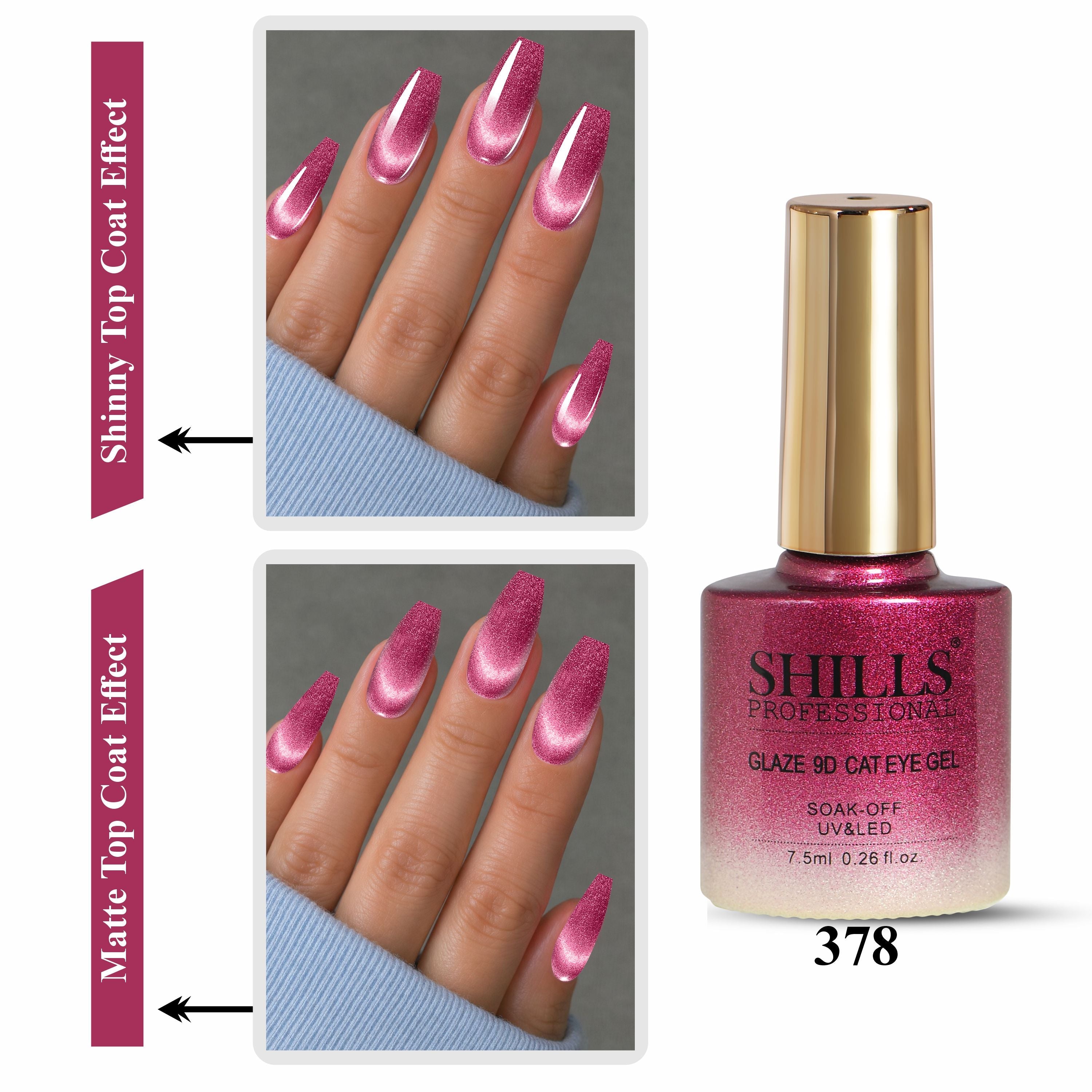 Glaze 9D CAT EYE GEL POLISH 7.5ml