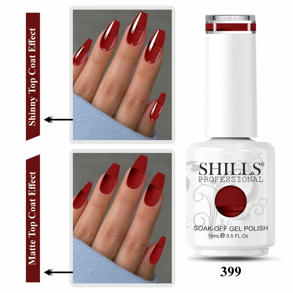 SHILLS PROFESSIONAL UV/LED Red Wine Gel Polish 15ml