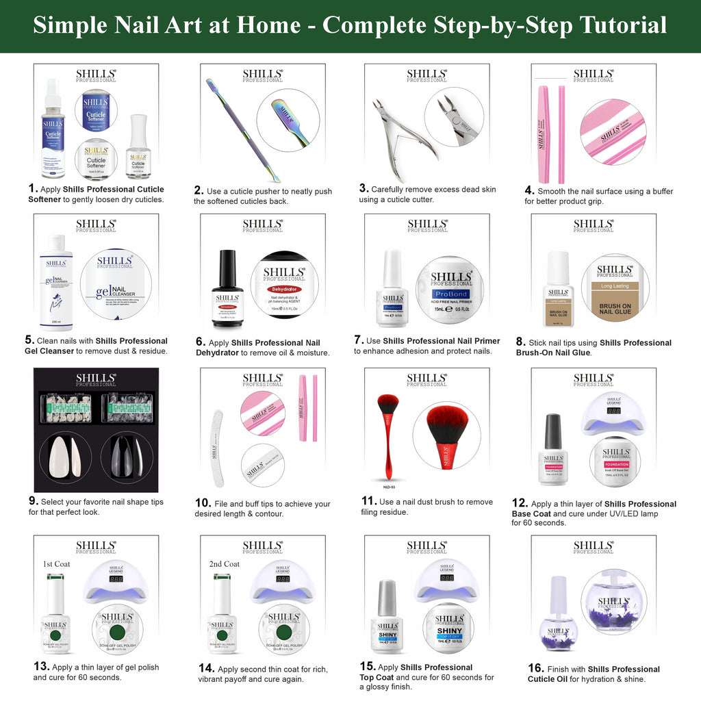 SHILLS PROFESSIONAL UV/LED Nail Polish 15ml