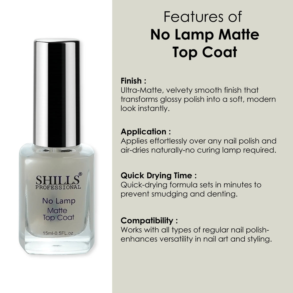 No Lamp Matte Top Coat