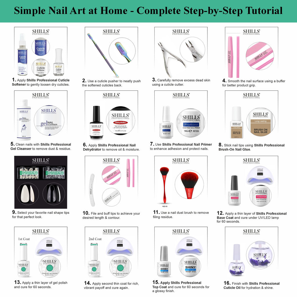 SHILLS PROFESSIONAL UV/LED Gel Nail Polish 15ml