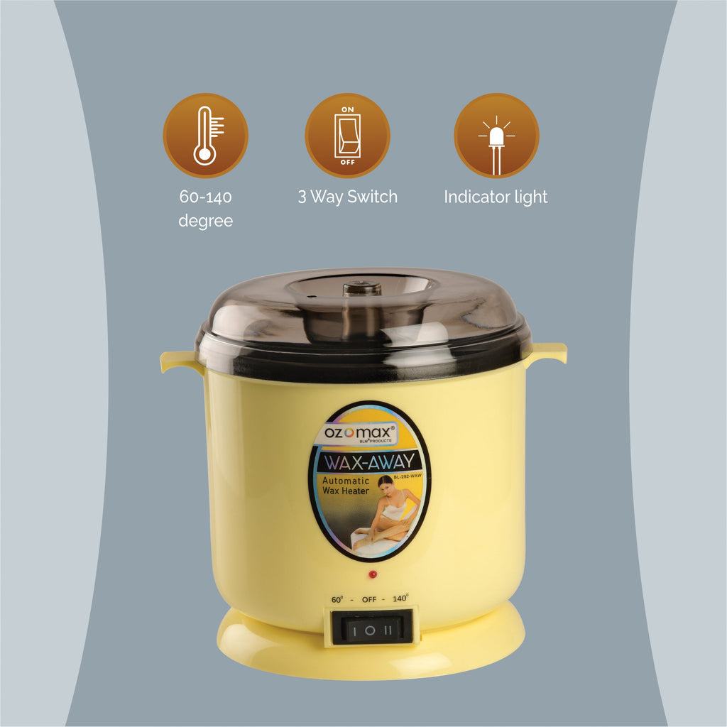 WAX AWAY AUTOMATIC WAX HEATER Dual Temperature System