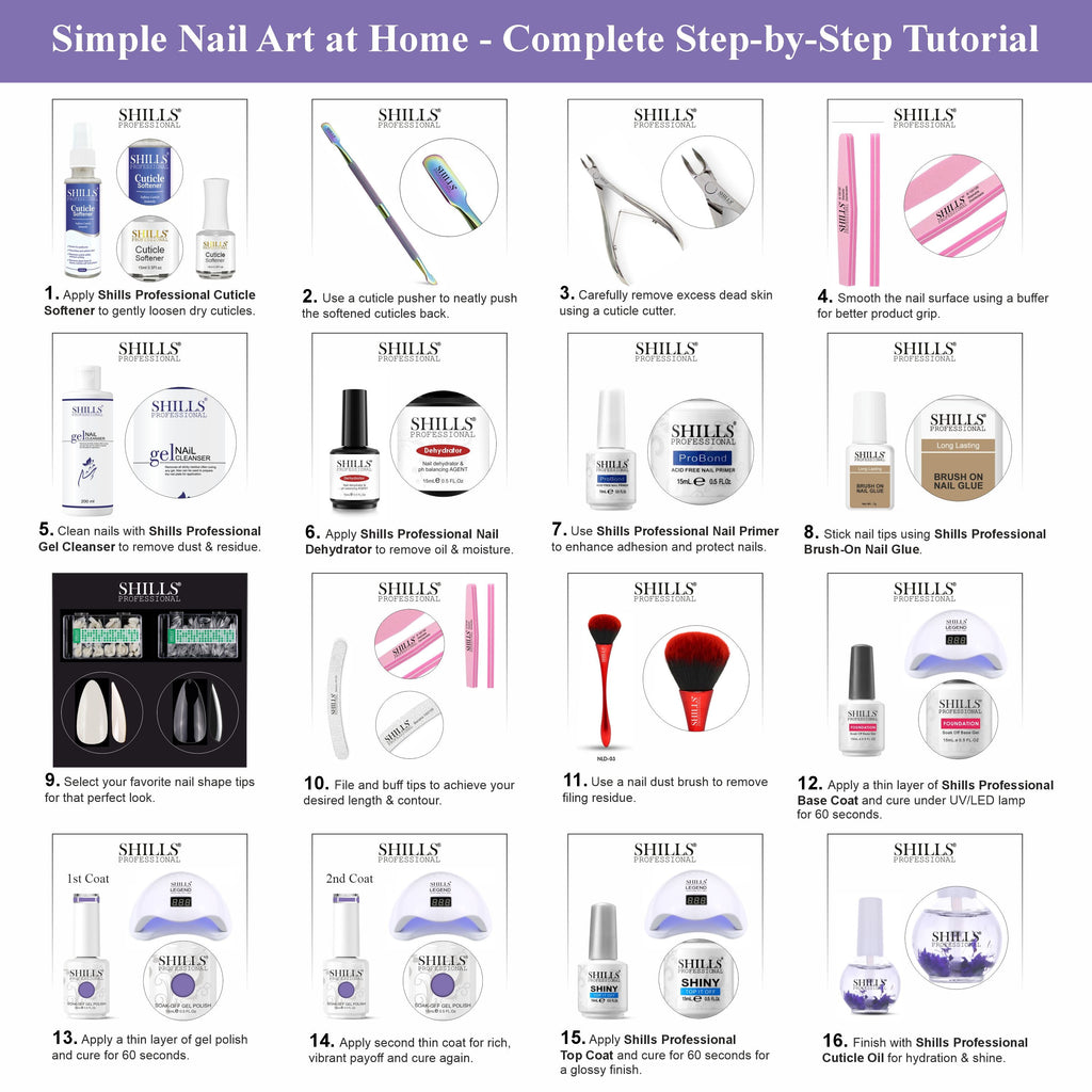 SHILLS PROFESSIONAL UV/LED Nail Polish 15ml