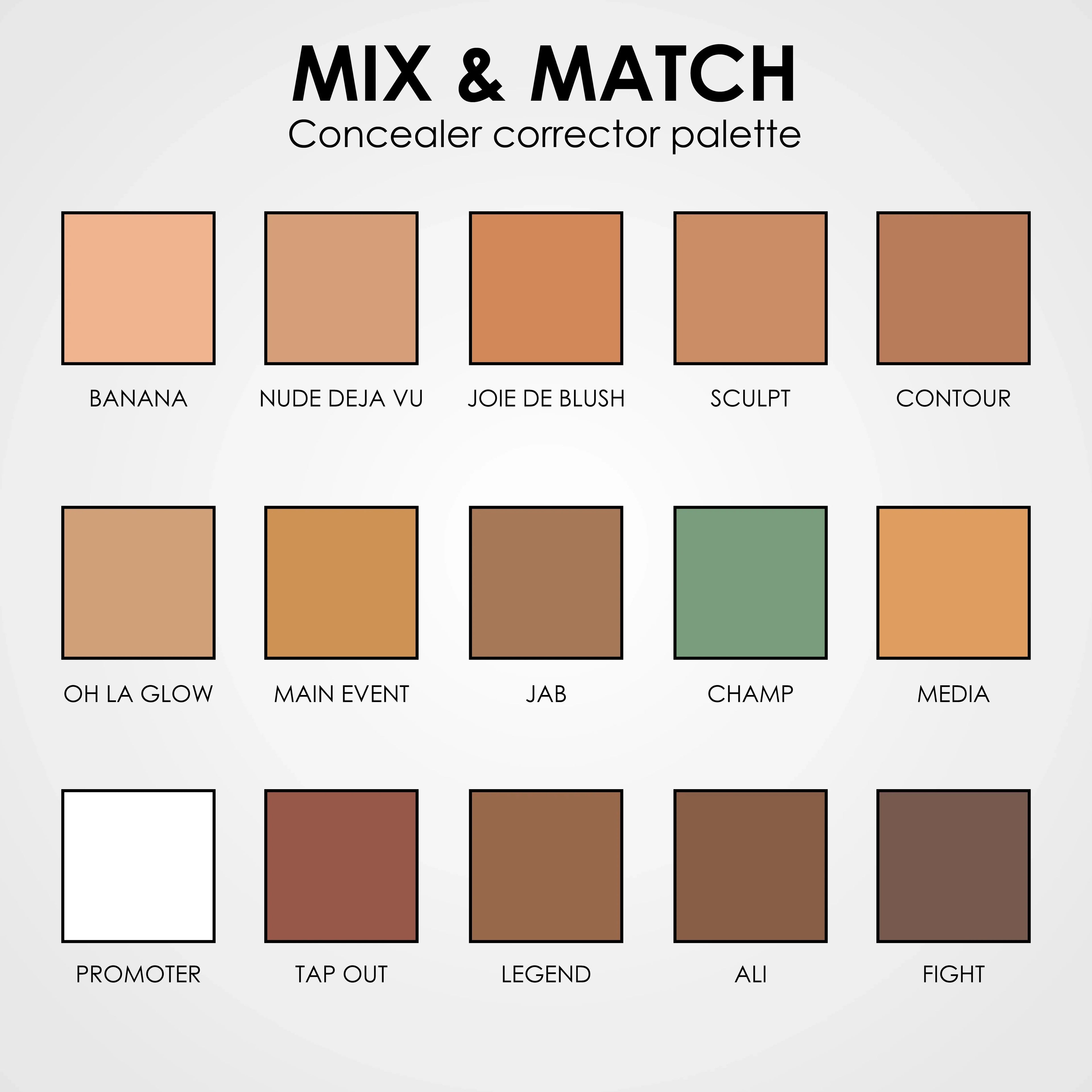 Mix & Match Concealer Corrector Palette