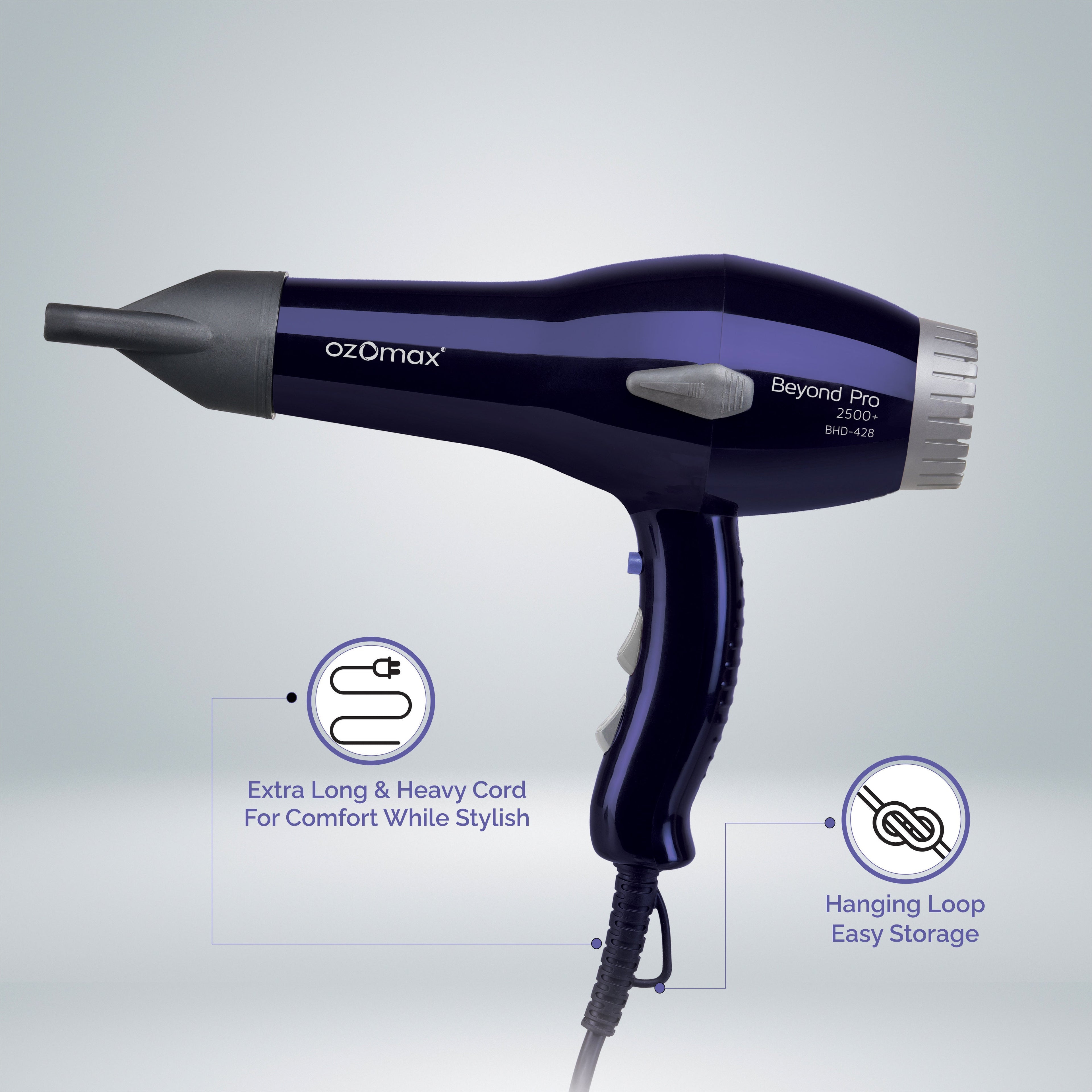 Beyond Pro Hair Dryer 2500+ with Diffuser