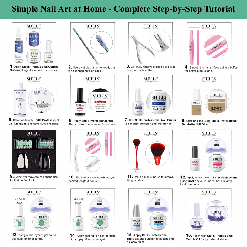 SHILLS PROFESSIONAL UV/LED Gel Nail Polish 15ml