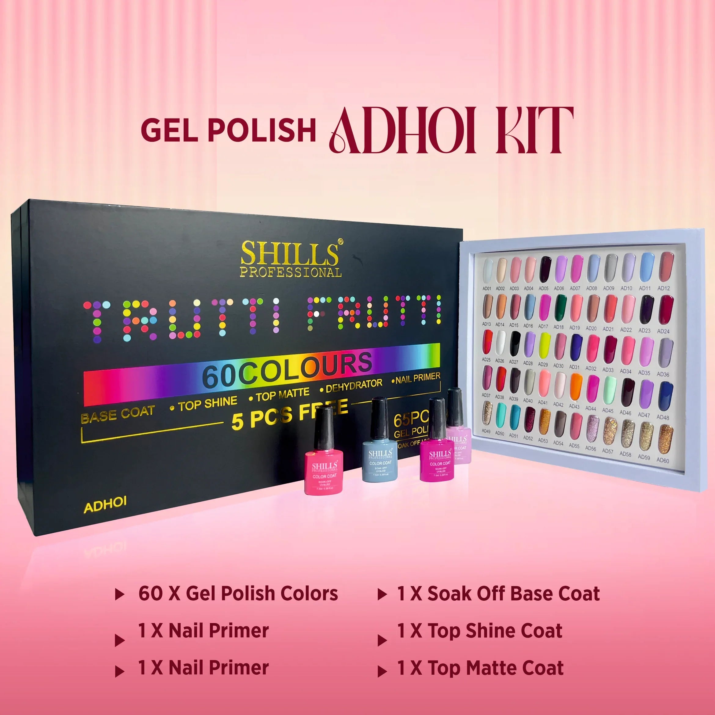Gel Polish Kit Adhoi