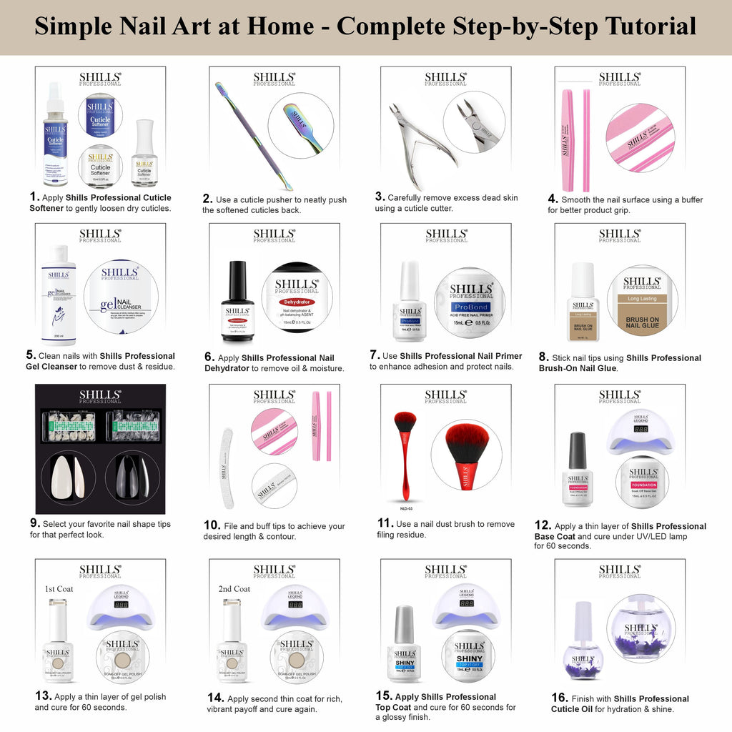 SHILLS PROFESSIONAL UV/LED Gel Nail Polish 15ml
