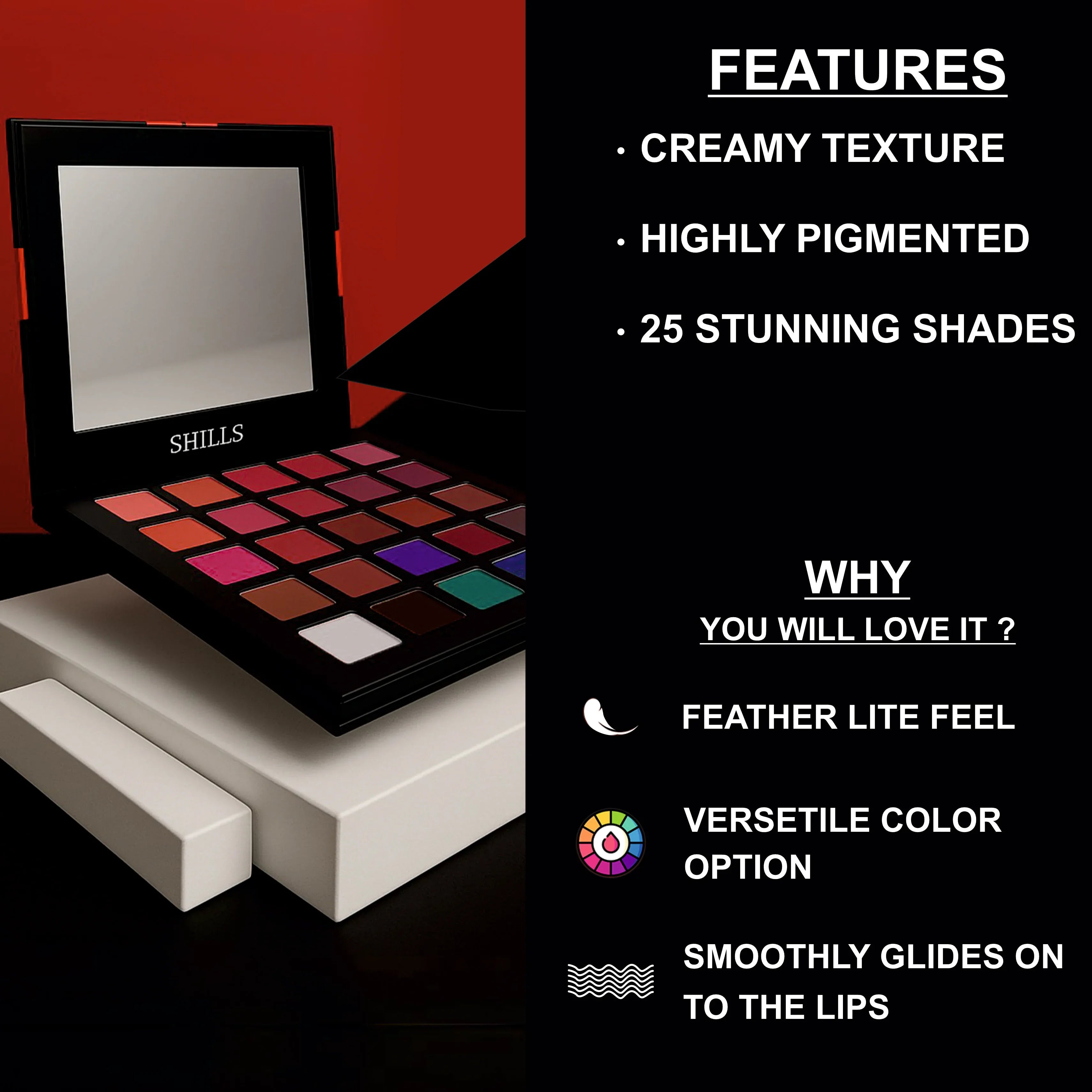 Pro Lip Palette 25 shades